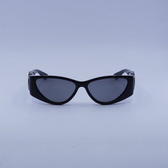 Gucci Gucci GG1824S 004 Sunglasses Black/Black Stone Cat Eye Frame Size ONE SIZE - 3 Thumbnail