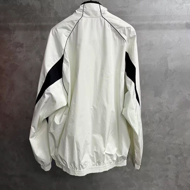 Balenciaga balenciaga white colorblock zip jacket Size US M / EU 48-50 / 2 - 2 Thumbnail