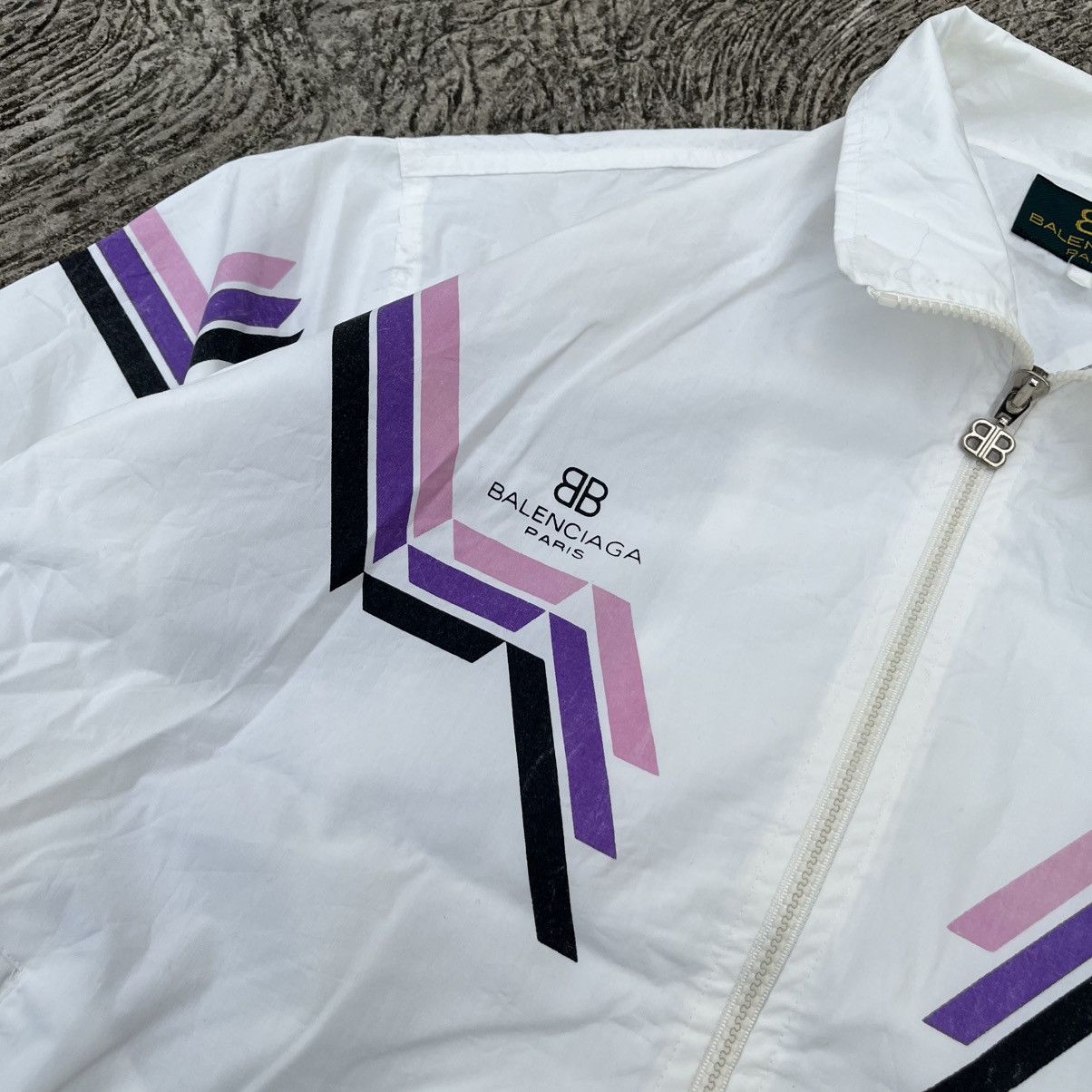 Balenciaga Vintage Balenciaga windbreaker Size US L / EU 52-54 / 3 - 4 Thumbnail