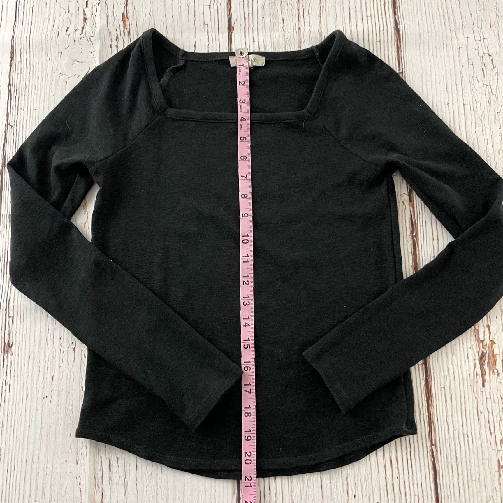 Madewell Madewell Long Sleeve Sweater Top Women's Small Solid Black Shirt Mens? Size S / US 4 / IT 40 - 3 Thumbnail