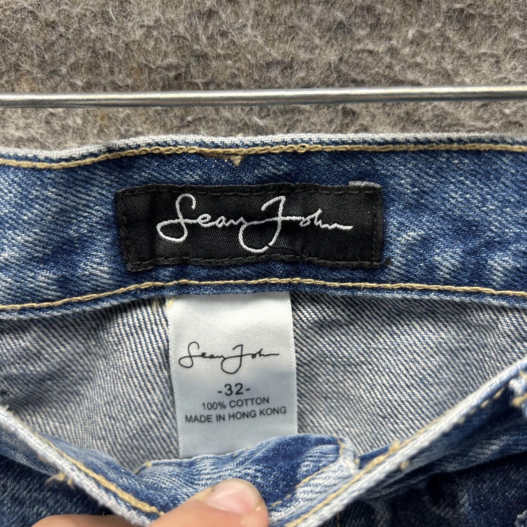 Sean John VINTAGE Sean John Jeans Mens 32 Blue Relaxed Straight Hip Hop Streetwear Y2K Jeans Mens 32 Blue Relaxed Straight Denim Medium Wash Logo Size US 32 / EU 48 - 6 Thumbnail