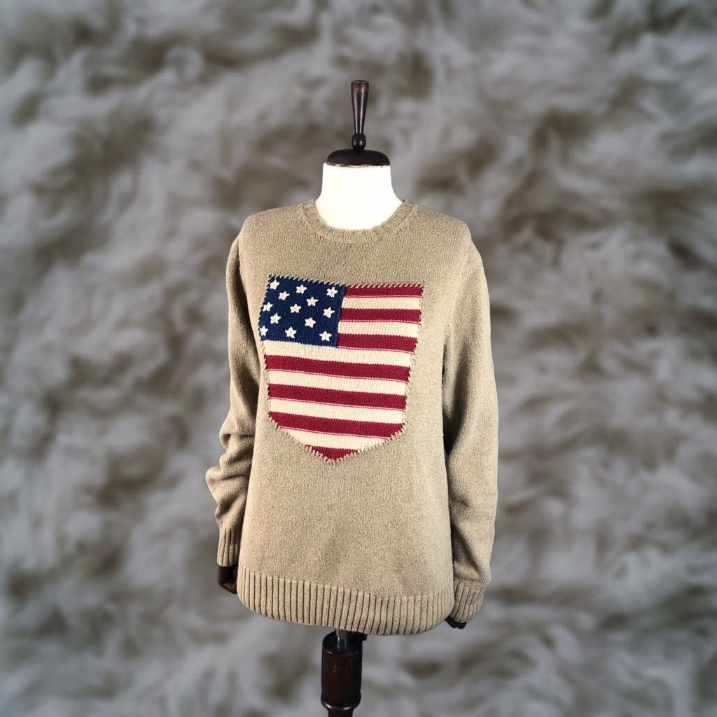 Gant GANT US Flag Pullover Cotton Women S Brown Sweater Size S / US 4 / IT 40 - 1 Thumbnail