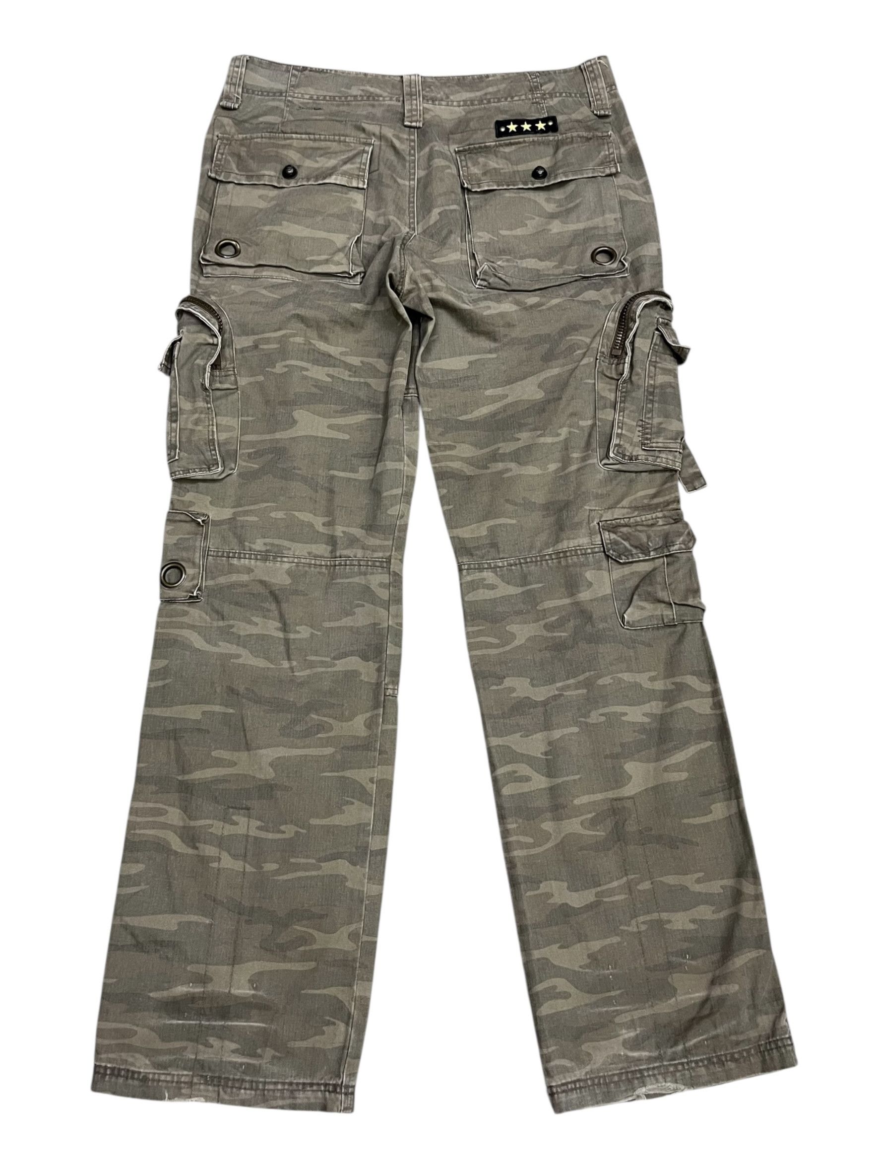 KISS 🔥RARE Kissmark Japan Camo 3D Cargo Military Pants Size US 34 / EU 50 - 3 Thumbnail