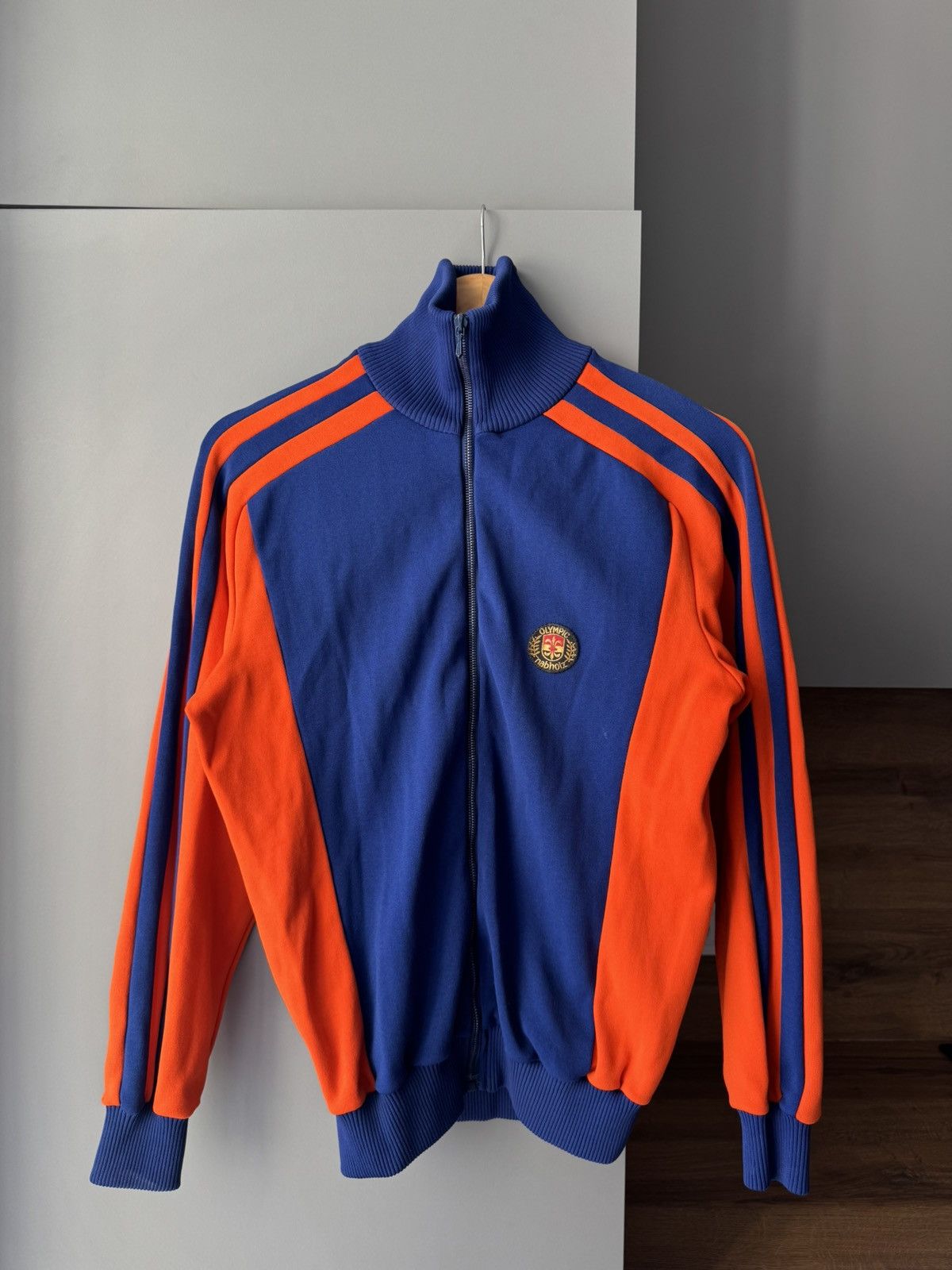 Vintage Olympic Nabholz Vintage Track Jacket Zip Riri Retro VeryRare Size US M / EU 48-50 / 2 - 1 Thumbnail