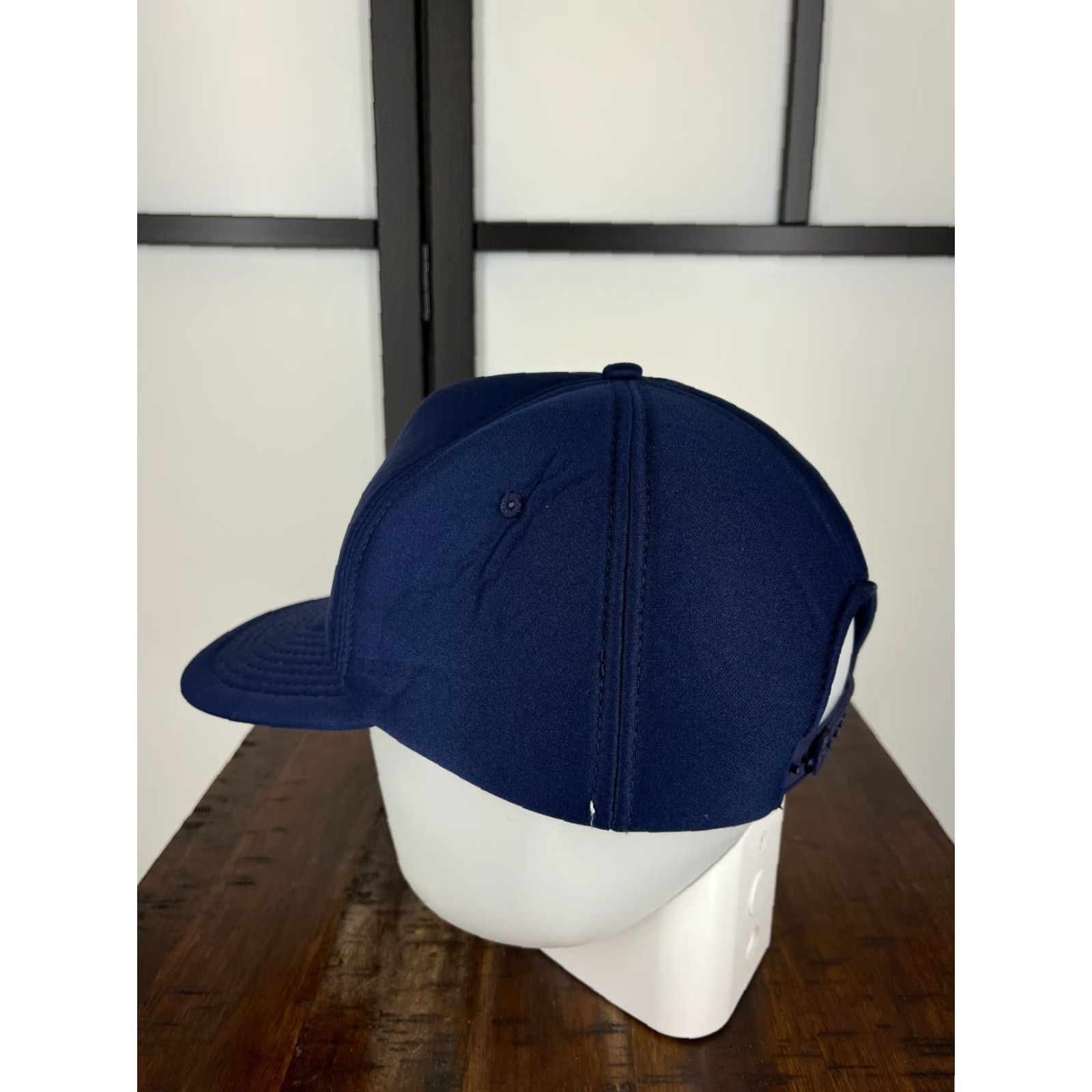 Vintage Men Condtruction Hat Cap Snap Back One Size Adult Blue Cotton Polyester Size ONE SIZE - 5 Thumbnail