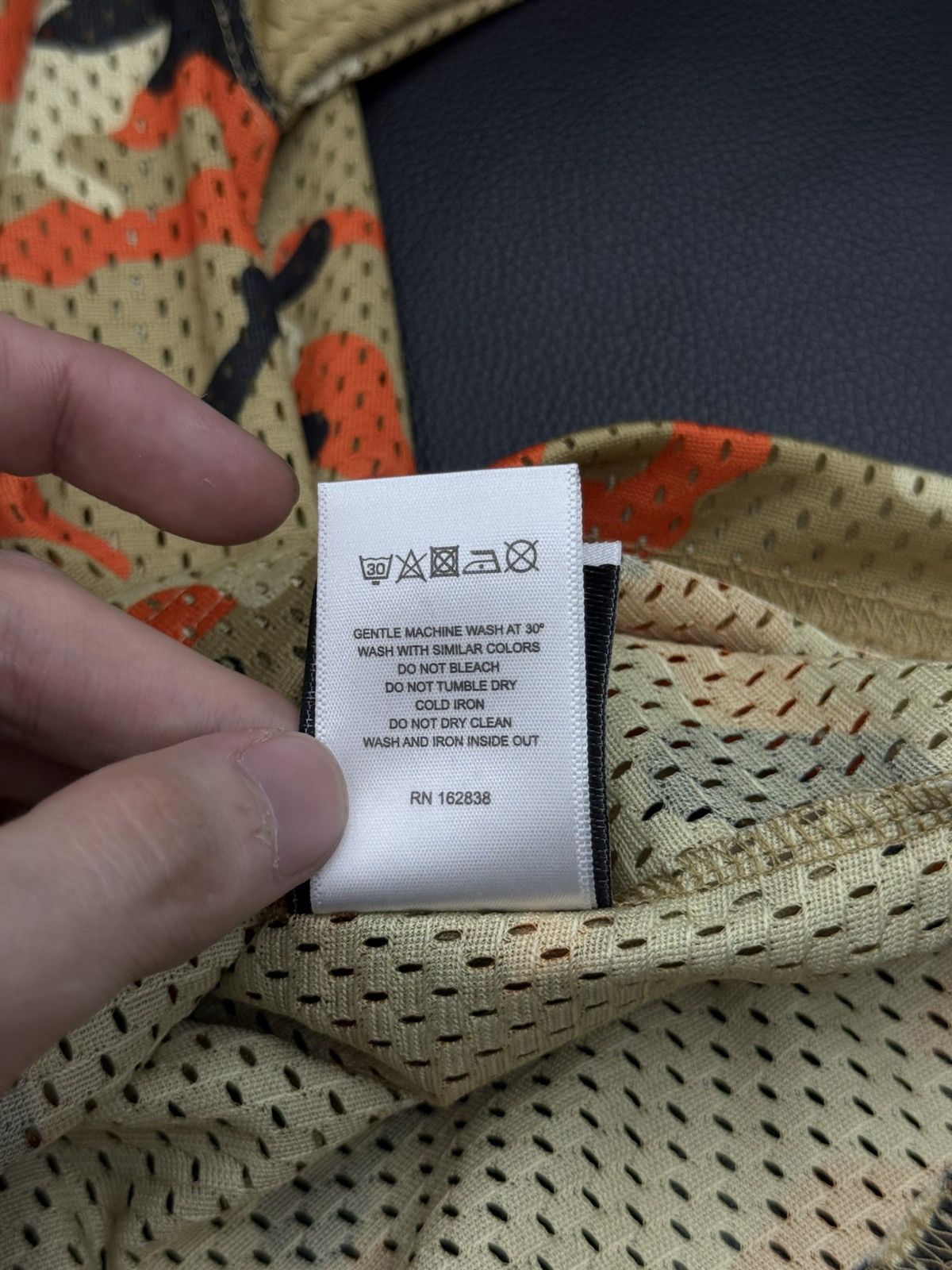 DENIM TEARS Denim Tears Tan Orange Camo Cotton Wreath Jersey (L) (NEW) Size US L / EU 52-54 / 3 - 10 Thumbnail