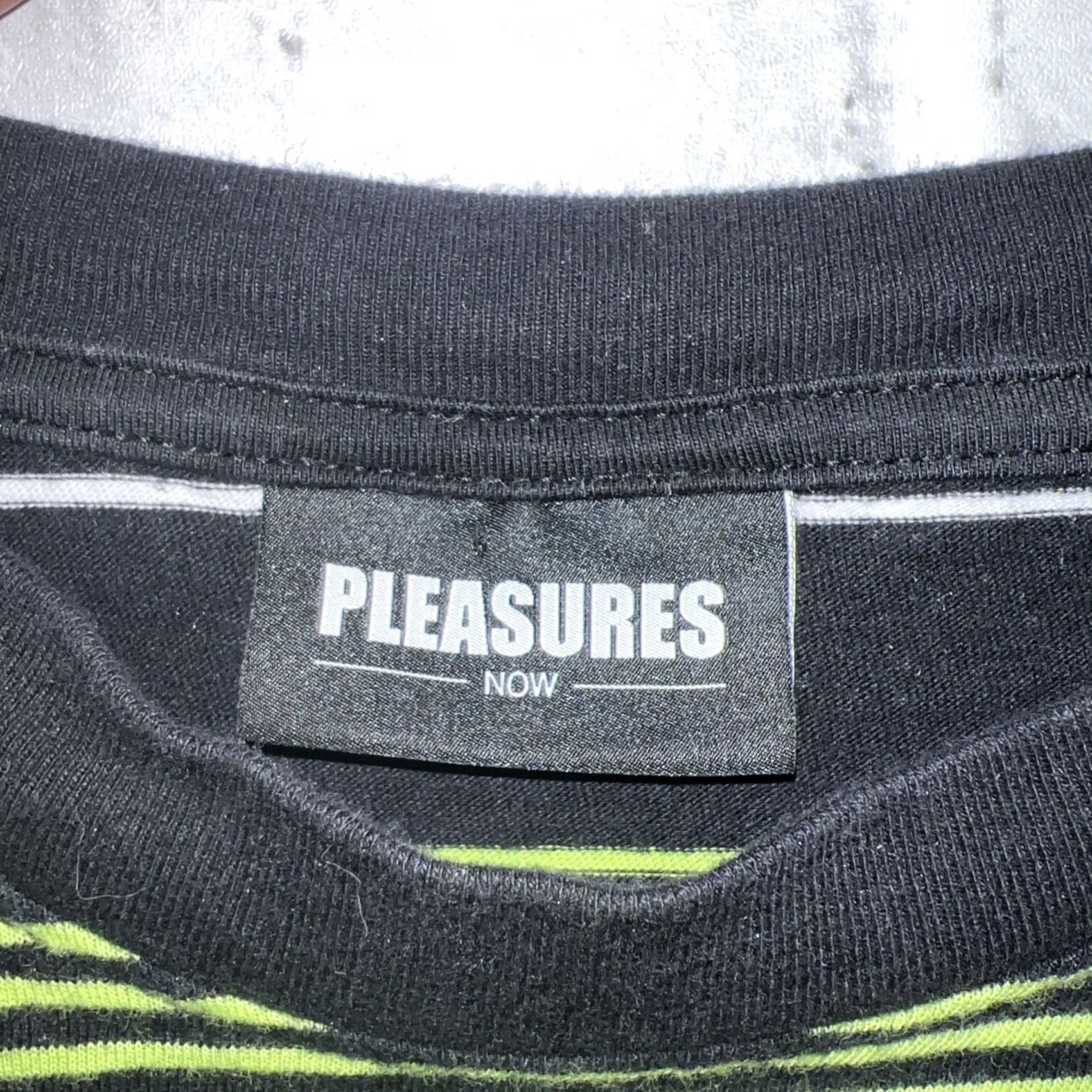 Vintage Pleasures Now Green Striped T-Shirt Mens Size L Size US L / EU 52-54 / 3 - 3 Thumbnail