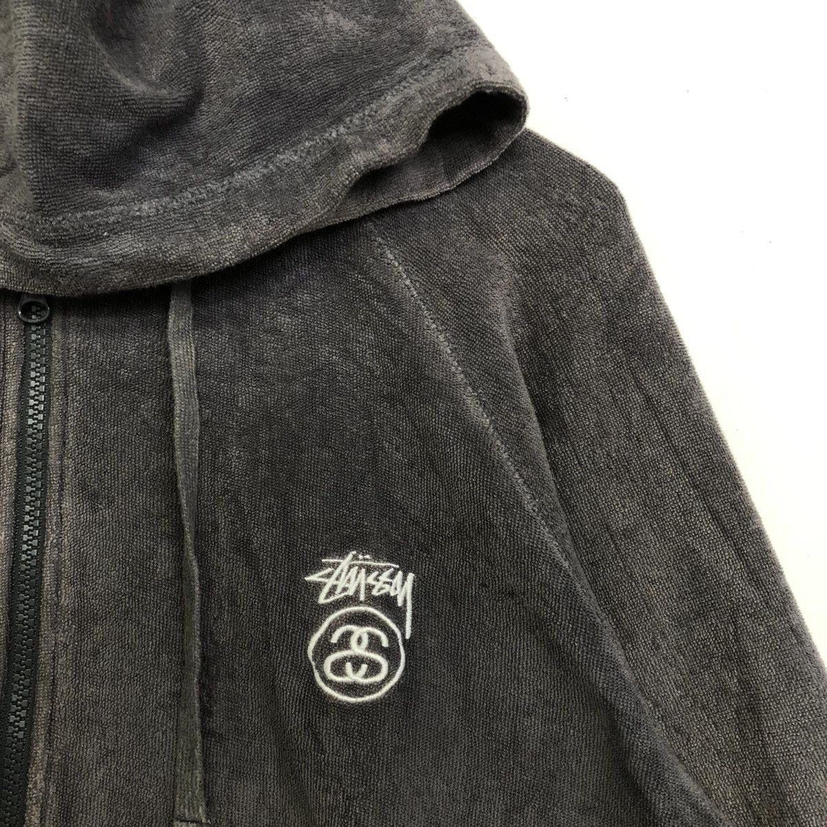 Stussy STUSSY SMALL LOGO HOODIE ZIPPER SWEATER Size US M / EU 48-50 / 2 - 3 Thumbnail