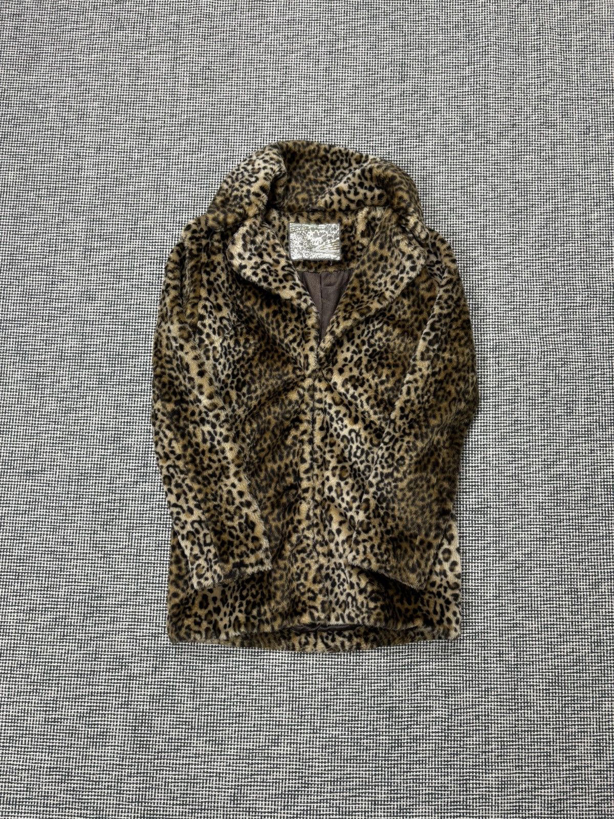 Japanese Brand Leopard print faux fur fuzzy parka jacket y2k avant garde Size M / US 6-8 / IT 42-44 - 1 Thumbnail
