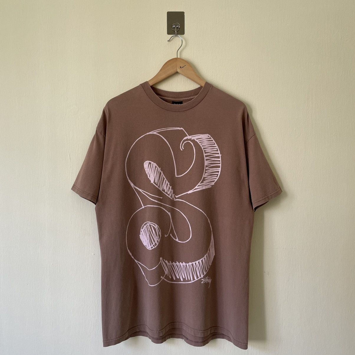 Stussy Vintage Thrashed Y2K Stussy S Logo Tee Shirt Size US XL / EU 56 / 4 - 1 Thumbnail