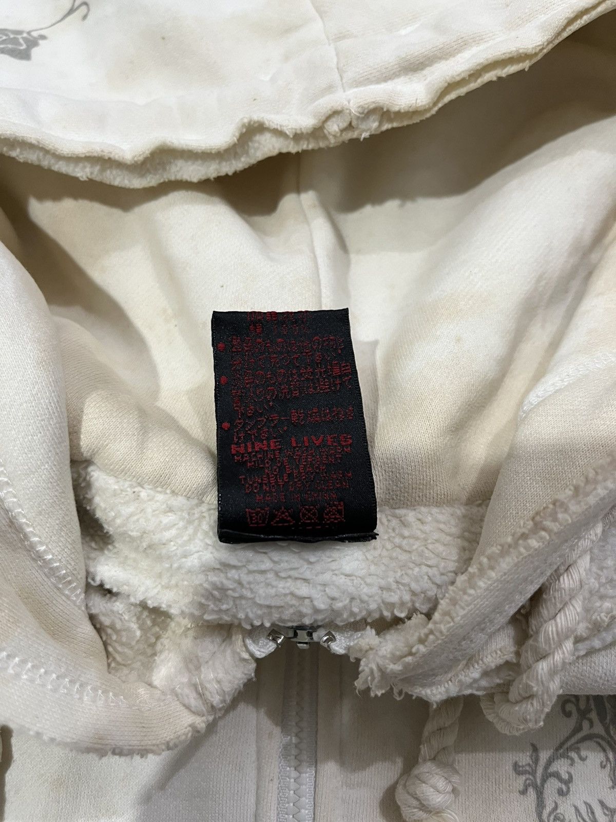 Nine Lives NINE LIVES DESTROYED ZIP HOODIE Size US L / EU 52-54 / 3 - 9 Thumbnail