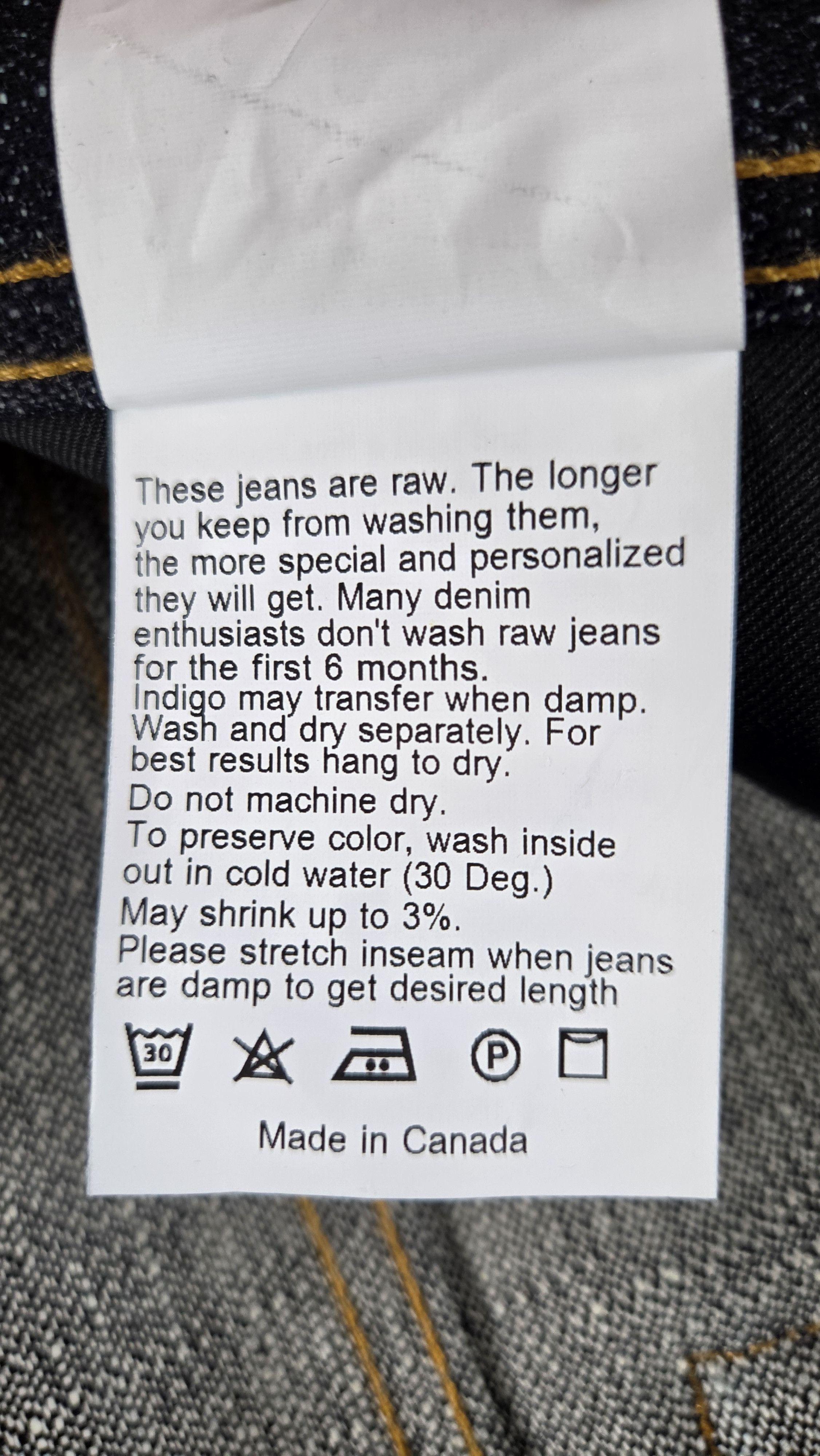 Naked & Famous Elephant 12, 20oz. Broken twill Size US 31 - 5 Thumbnail