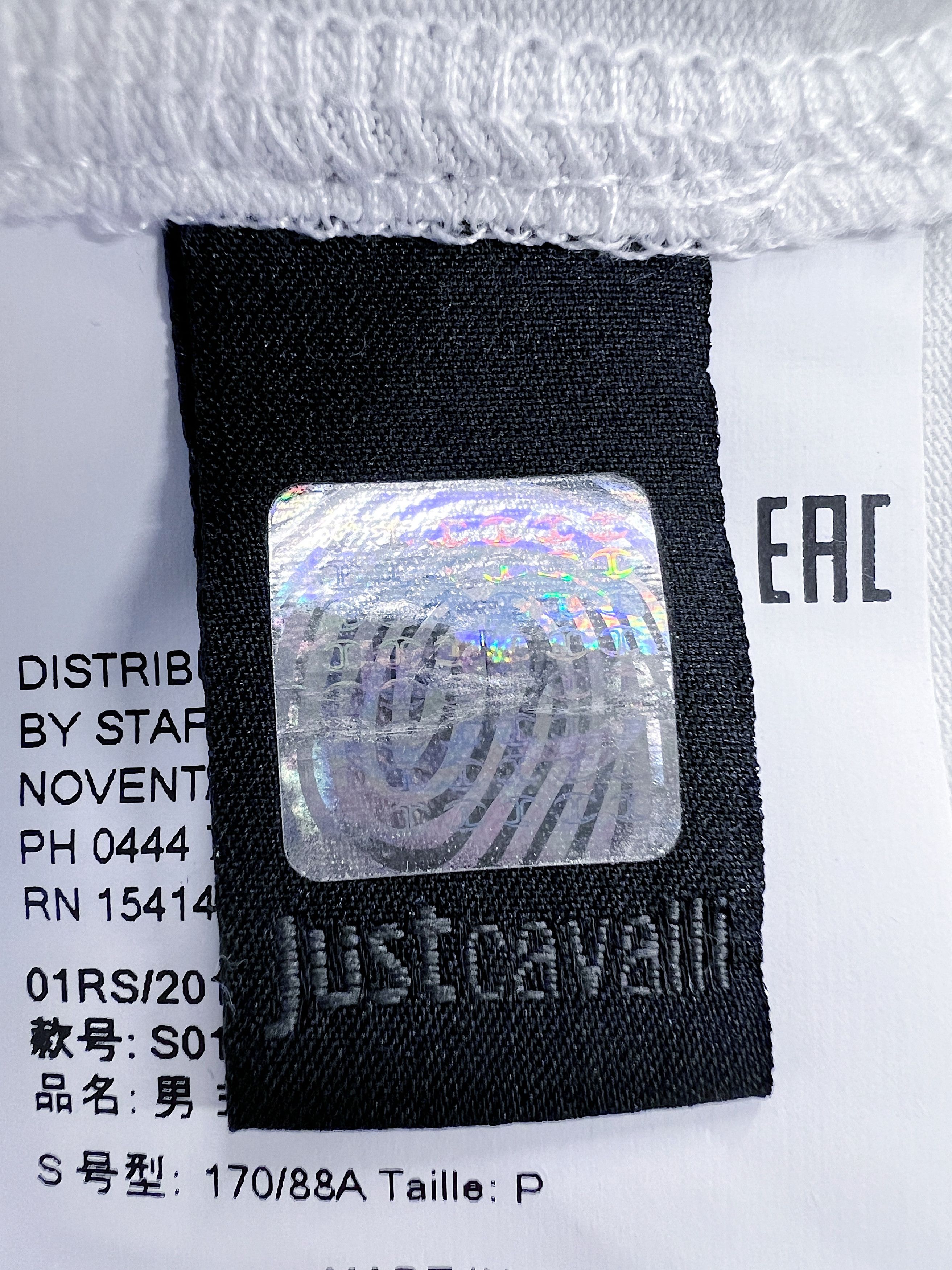 Just Cavalli Just Cavalli T-Shirt Firenze Logo White Size US XS / EU 42 / 0 - 10 Thumbnail