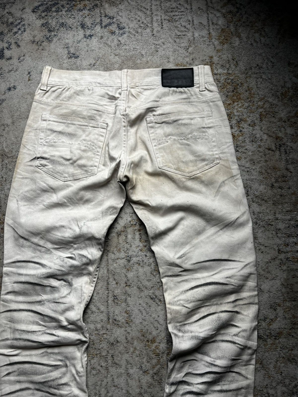 If Six Was Nine Midas Whiskered Destroyed Distressed Pants Size US 34 / EU 50 - 4 Thumbnail