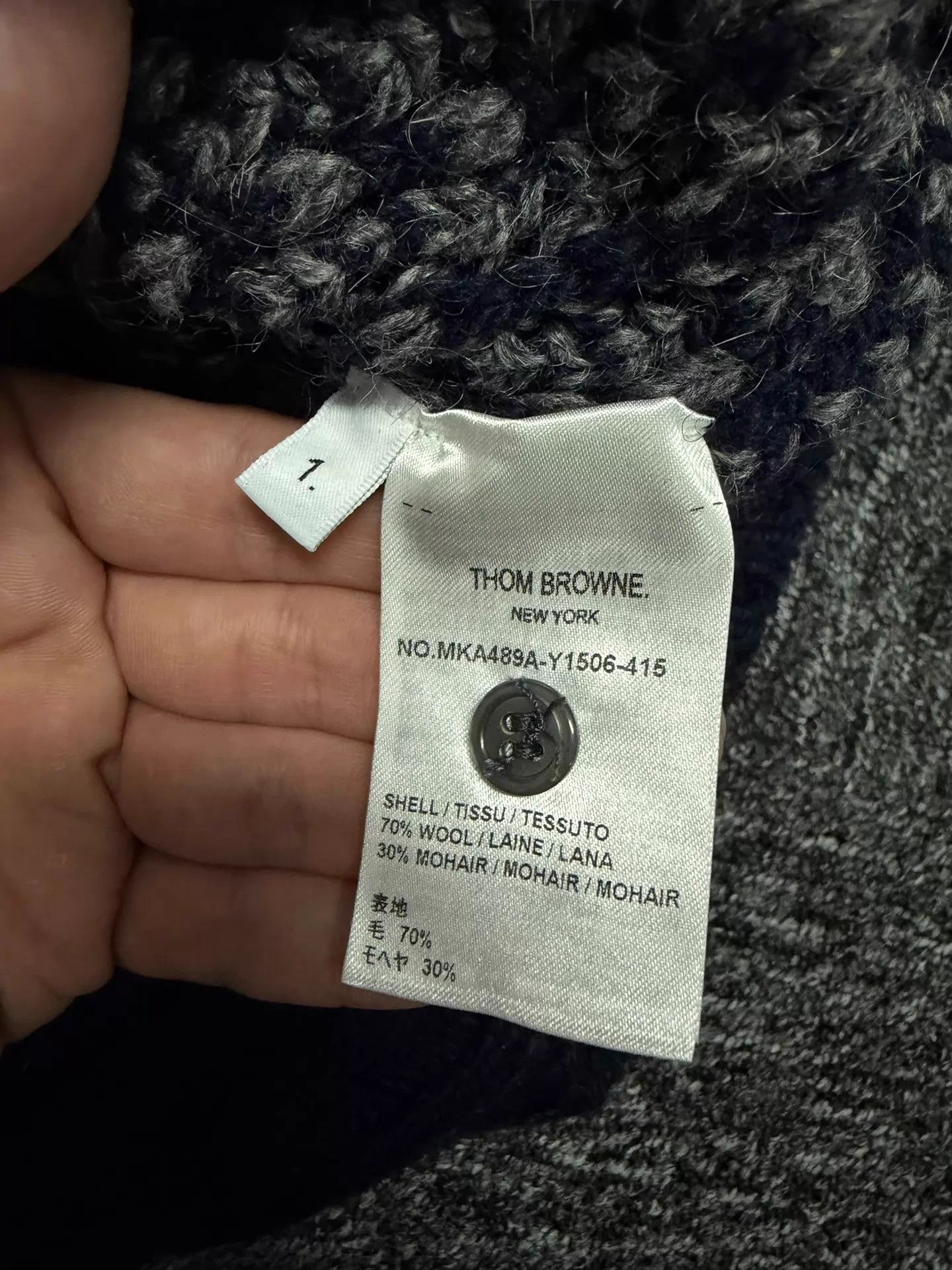 Thom Browne Thom Browne 4Bar Blue Size 1 Crewneck Sweater Rare Size US S / EU 44-46 / 1 - 5 Thumbnail
