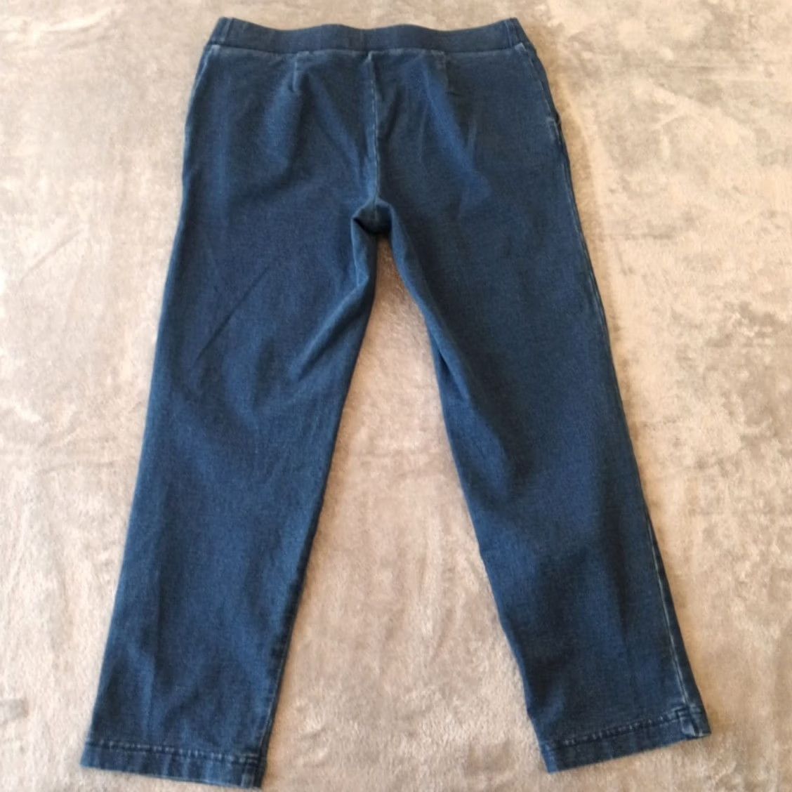 J. Jill J.Jill Jeans? Actually: J.Jill Indigo Slim Crop Pants Womens XS Denim Pull On Pockets Stretch Cropped Slim Size 26" / US 2 / IT 38 - 2 Thumbnail