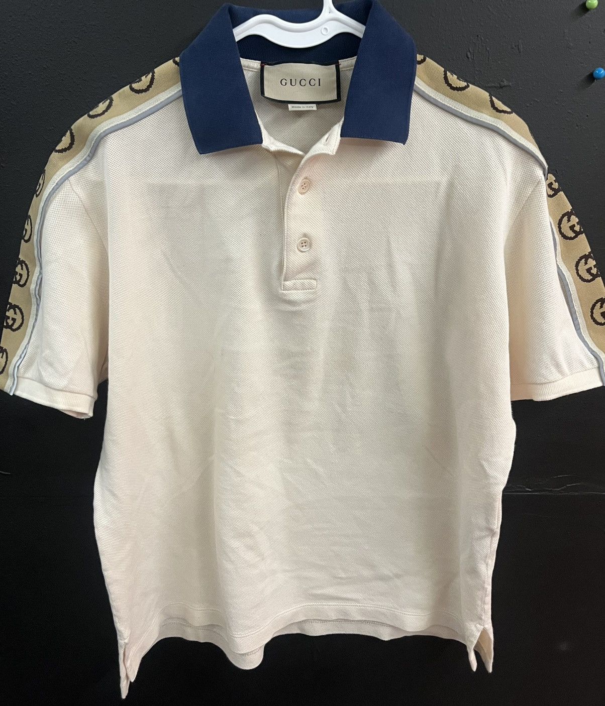 Gucci Interlocking Double G Stripe T Shirt