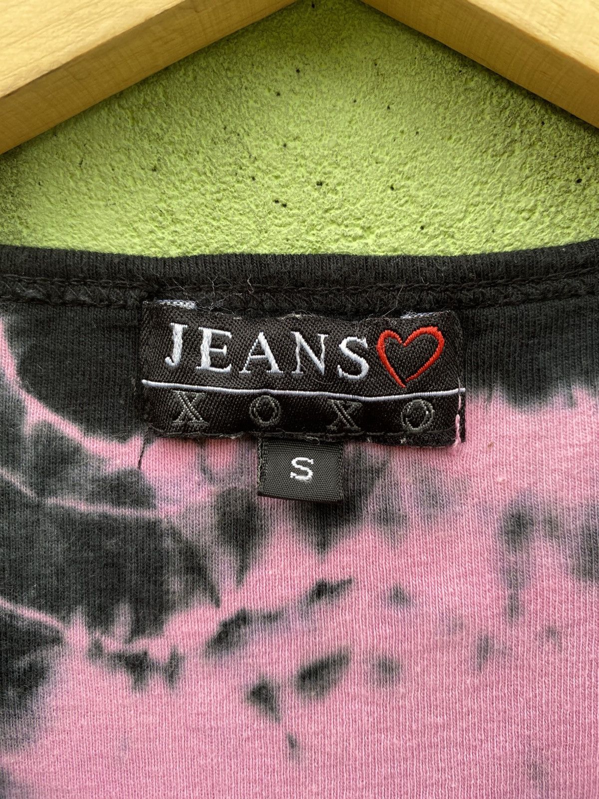 Vintage Jeans ♥️ XOXO Y2K Pink Distressed Grunge Top Made In USA Size S / US 4 / IT 40 - 8 Thumbnail