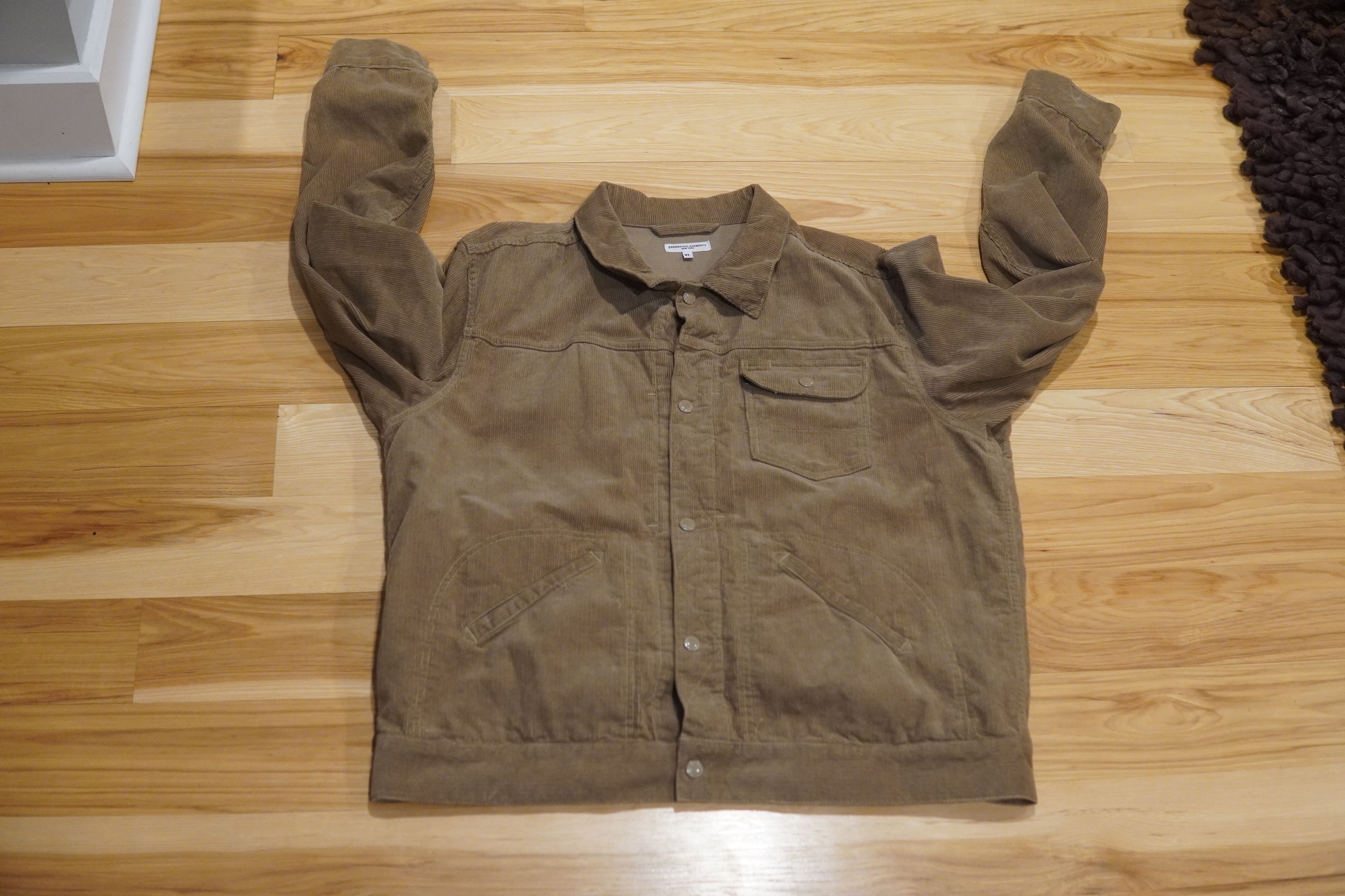 image of Engineered Garments Corduroy Jacket in Beige, Men's (Size XL)