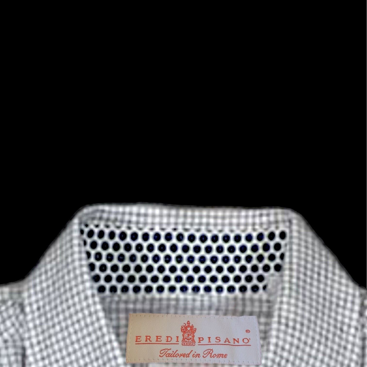 Eredipisano Eredi Pisano White/Blue Dress Shirt | Size 18 Size US L / EU 52-54 / 3 - 4 Thumbnail