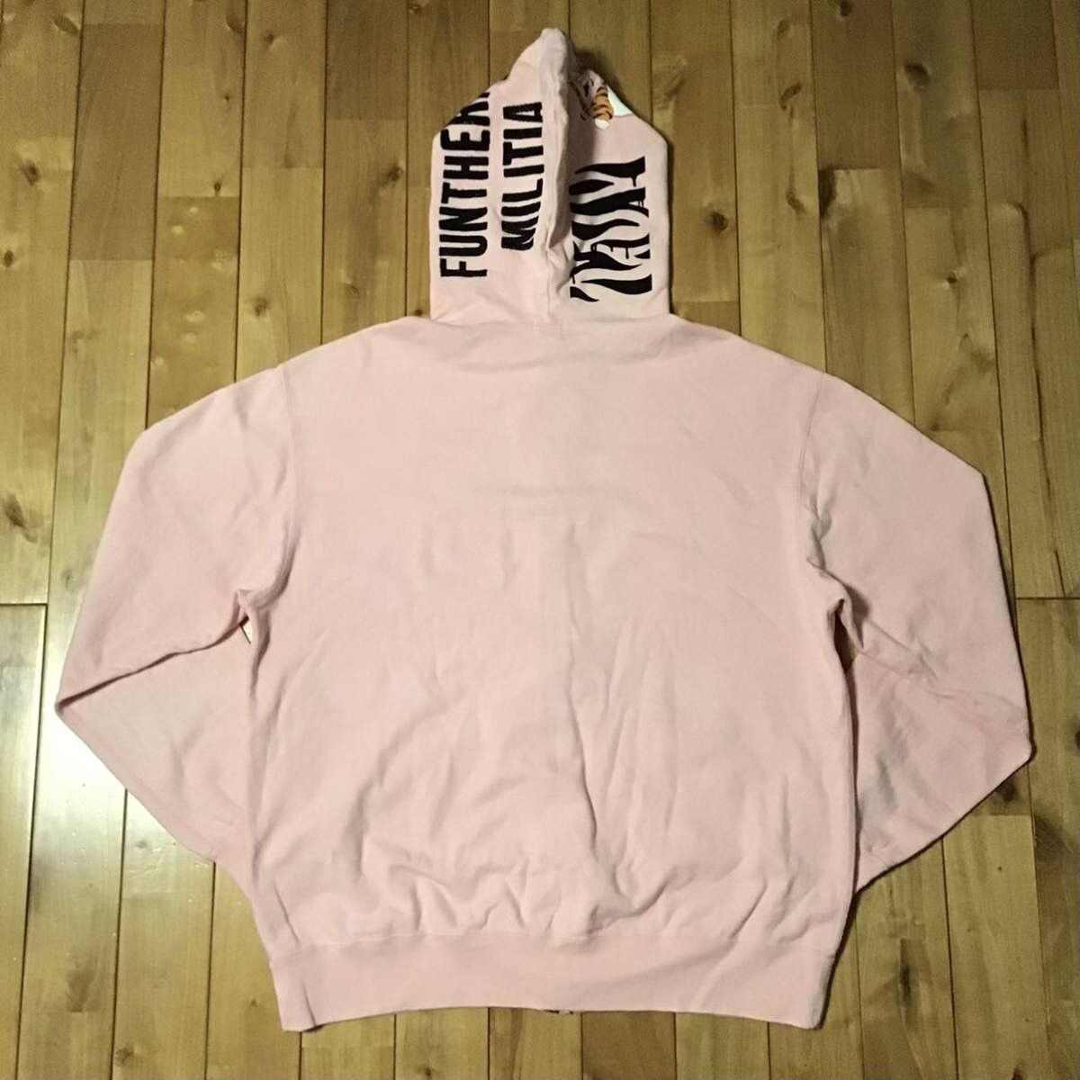 Bape × Nigo 🔥Vintage🔥 BAPE Frankentag Tiger full zip hoodie pink APE Size US XL / EU 56 / 4 - 2 Thumbnail