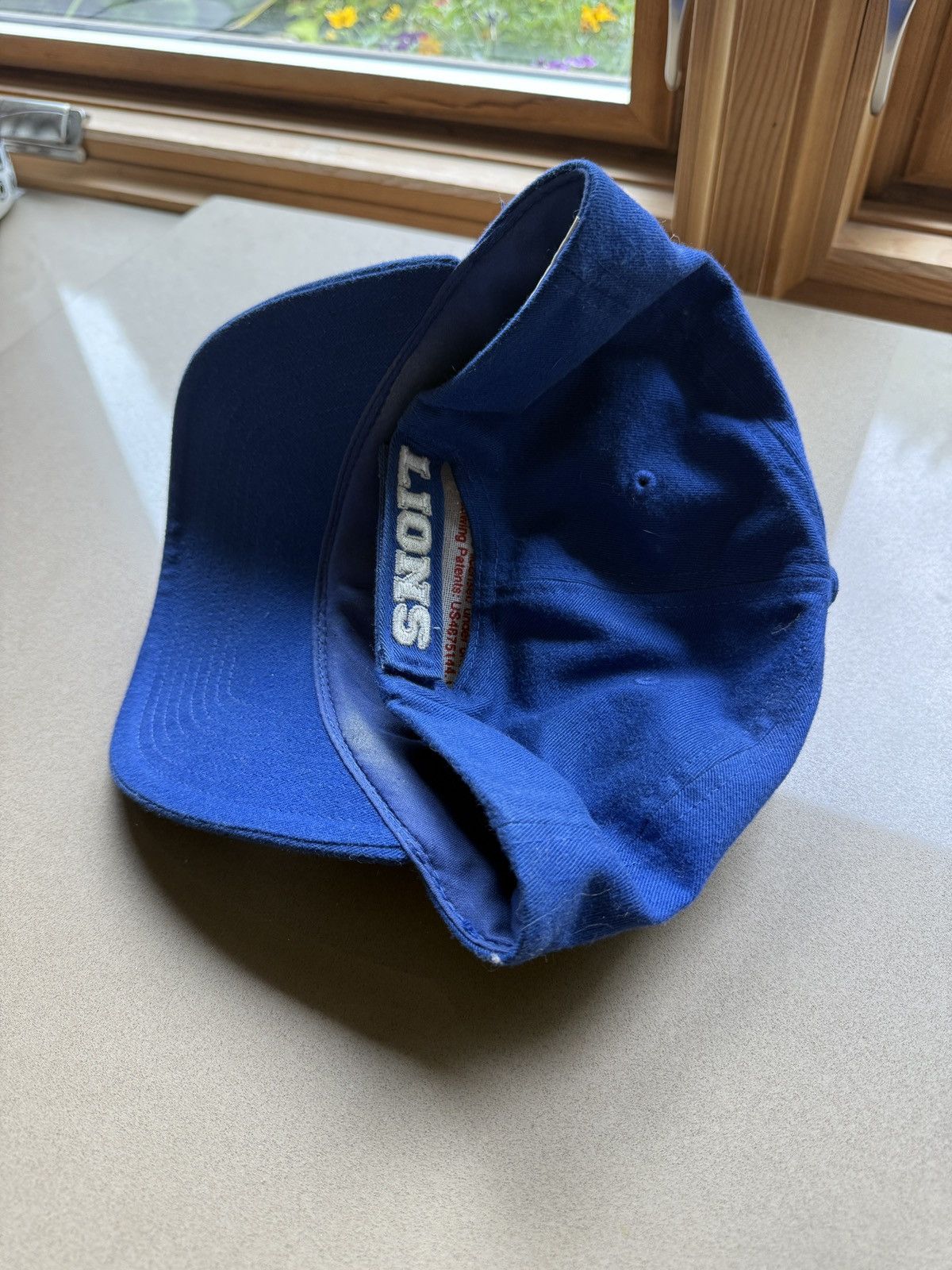 Logo 7 Vintage 90s Detroit Lions Logo 7 Strapback Hat Size ONE SIZE - 4 Thumbnail