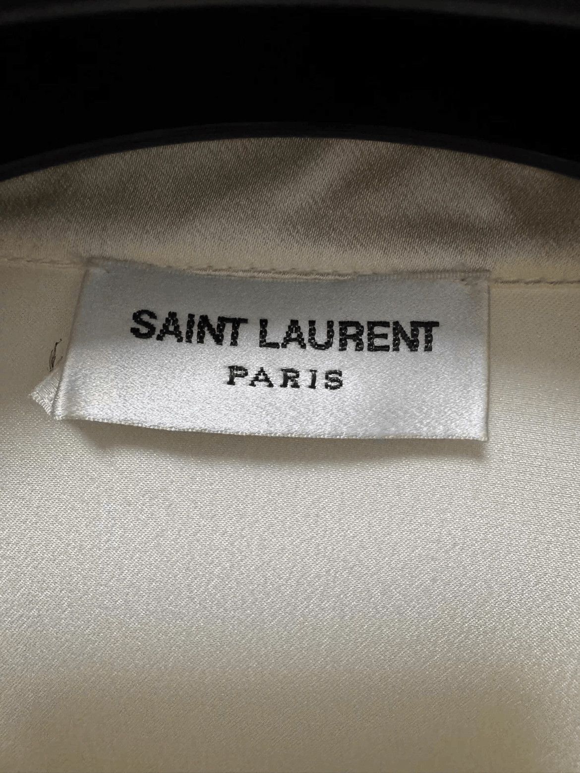 Saint Laurent Paris Sz 41 Saint Laurent Paris 23SS Silk Shirt-2508 Size US L / EU 52-54 / 3 - 6 Thumbnail