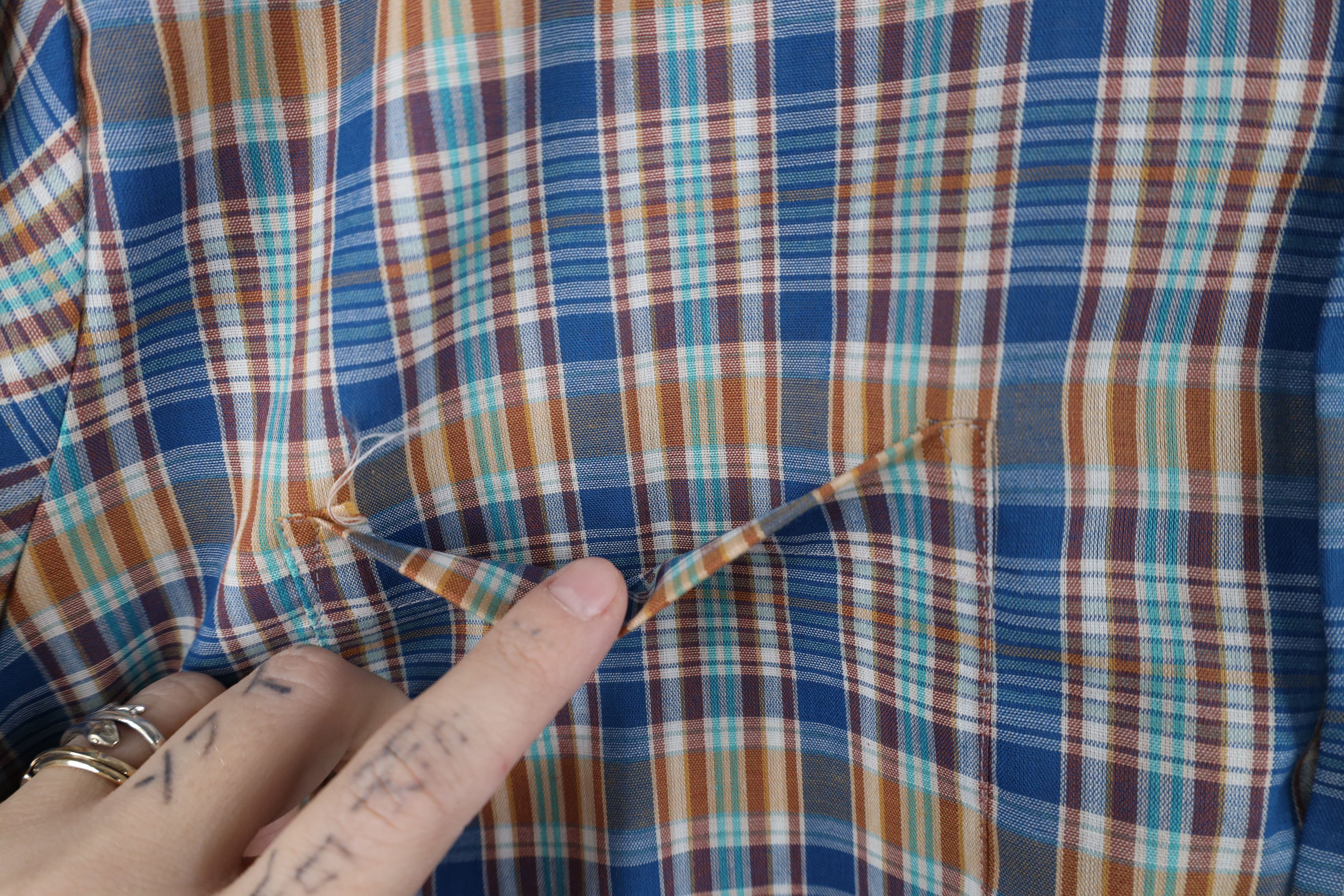 Vintage Deadstock Vintage 70s 80s Streetwear Button Down Shirt Size US M / EU 48-50 / 2 - 7 Thumbnail