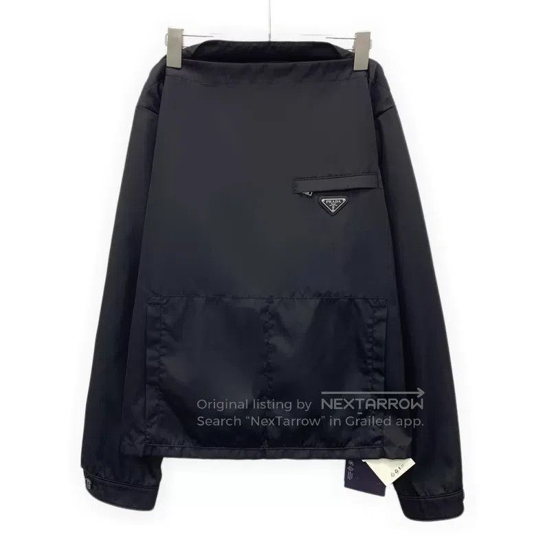Prada Prada Black triangle nylon long-sleeved jacket Size US M / EU 48-50 / 2 - 1 Thumbnail