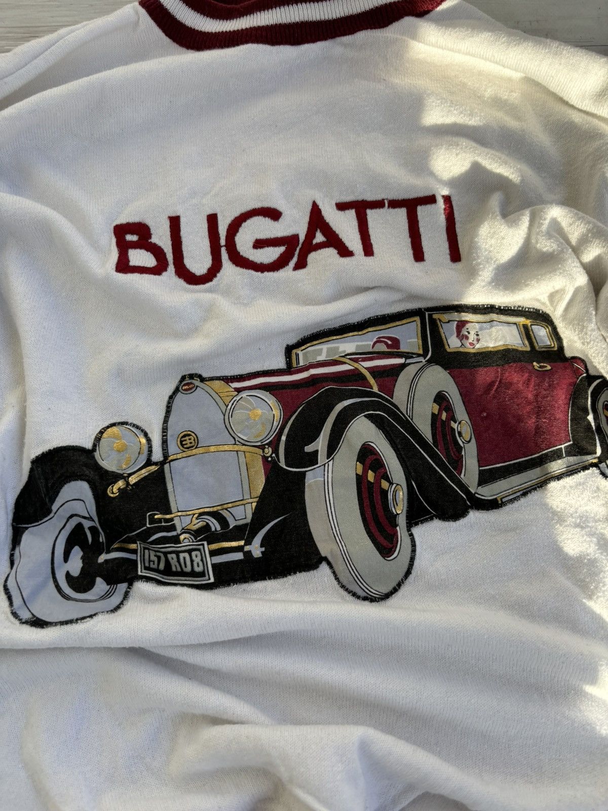 Hysteric Glamour × Japanese Brand Vintage Streetwear Nike Style Bugatti Big Logo Sweatshirt Size US M / EU 48-50 / 2 - 2 Thumbnail