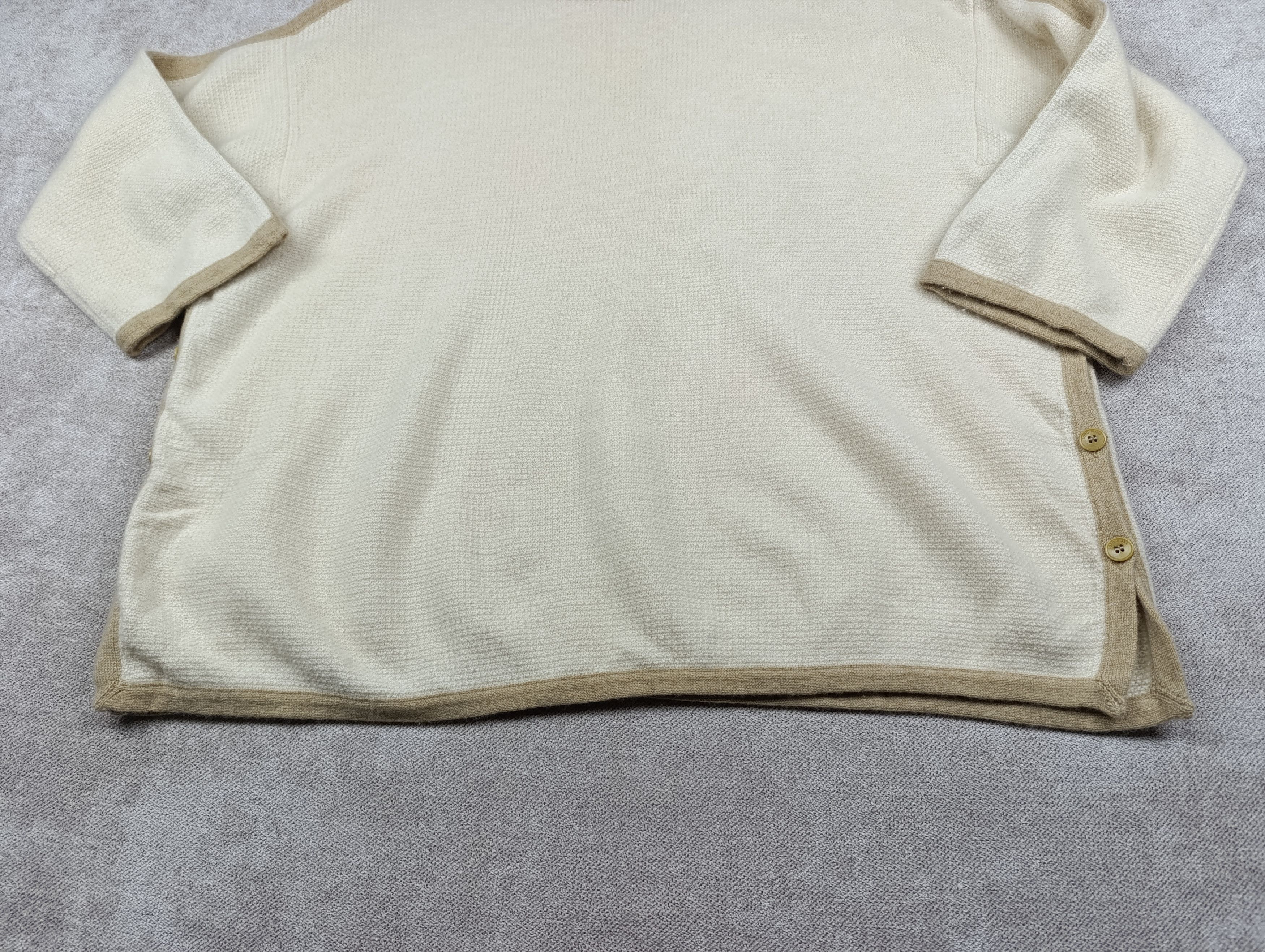 Loro Piana LORO PIANA BABY CASHMERE WOMENS PULLOVER SWEATER Size L / US 10 / IT 46 - 5 Thumbnail