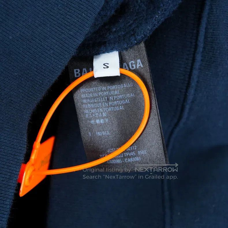 Balenciaga Balenciaga Letter Printed Casual Hooded Sweatshirt Size US S / EU 44-46 / 1 - 6 Thumbnail