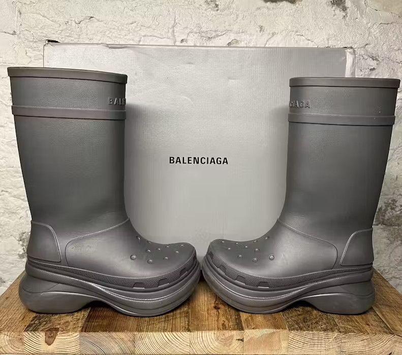 image of Balenciaga O1In1G0224 Boots In Grey, Men's (Size 12)
