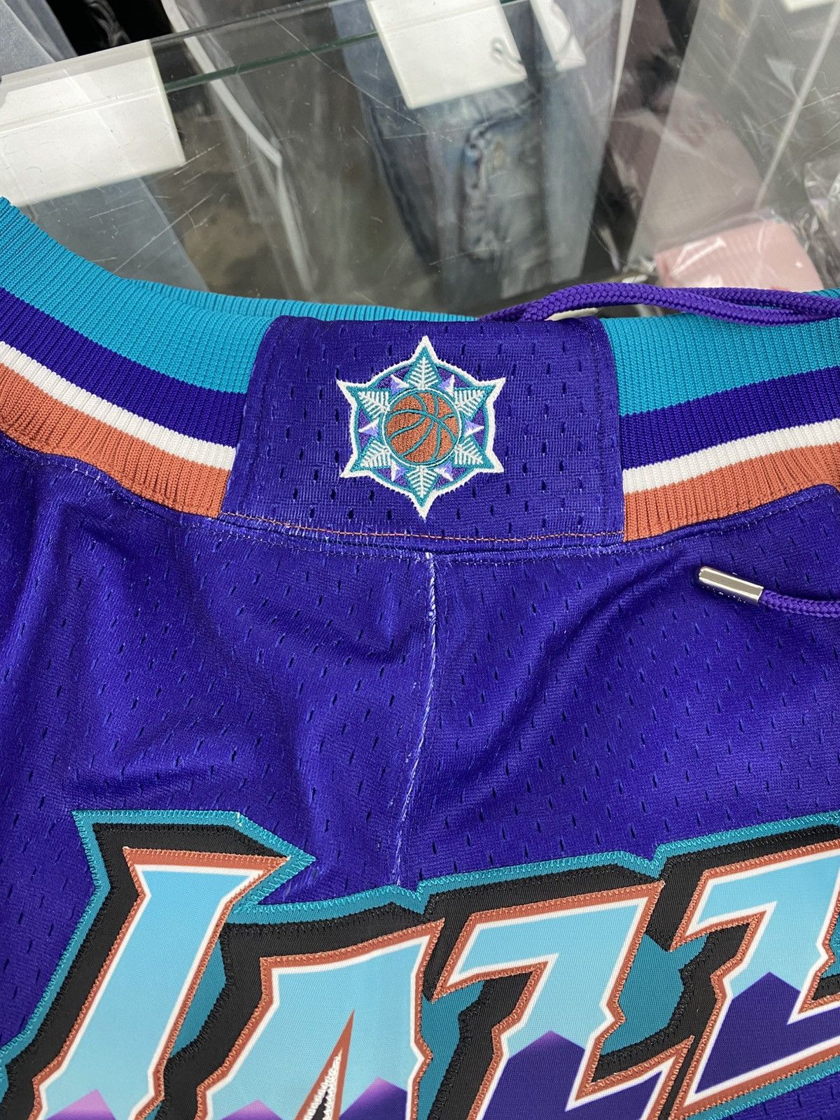 Just Don Just Don Utah jazz shorts purple road small authentic Size US 30 / EU 46 - 10 Thumbnail