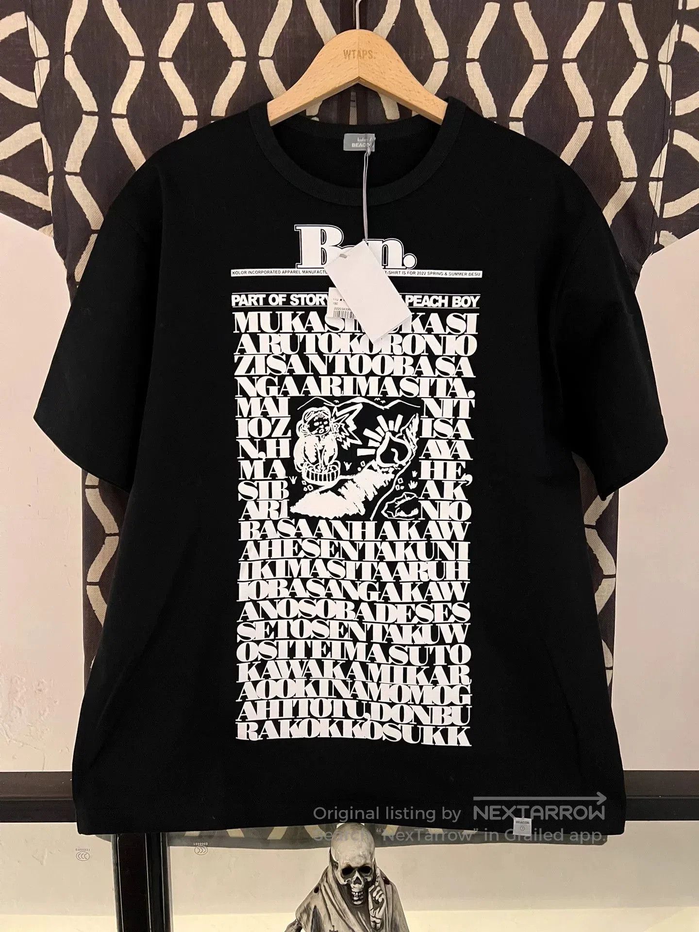kolor beacon short sleeve shirt black.