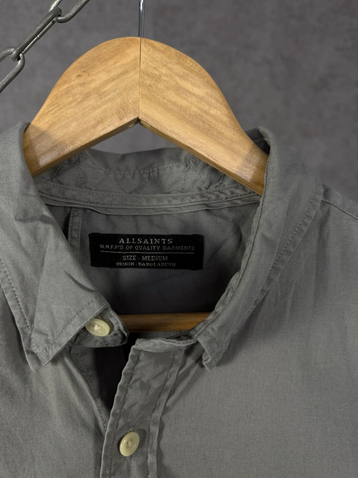 Allsaints × Designer Allsaints designer logo shirt Size US M / EU 48-50 / 2 - 4 Thumbnail