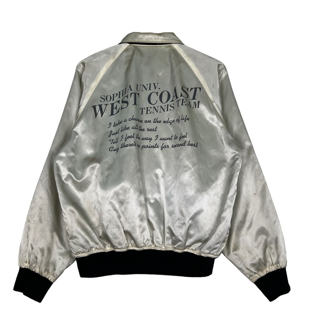 Japanese Brand 🔥 VINTAGE HAPPY CALL WEST COAST REVERSIBLE BOMBER JACKET Size US M / EU 48-50 / 2 - 8 Thumbnail