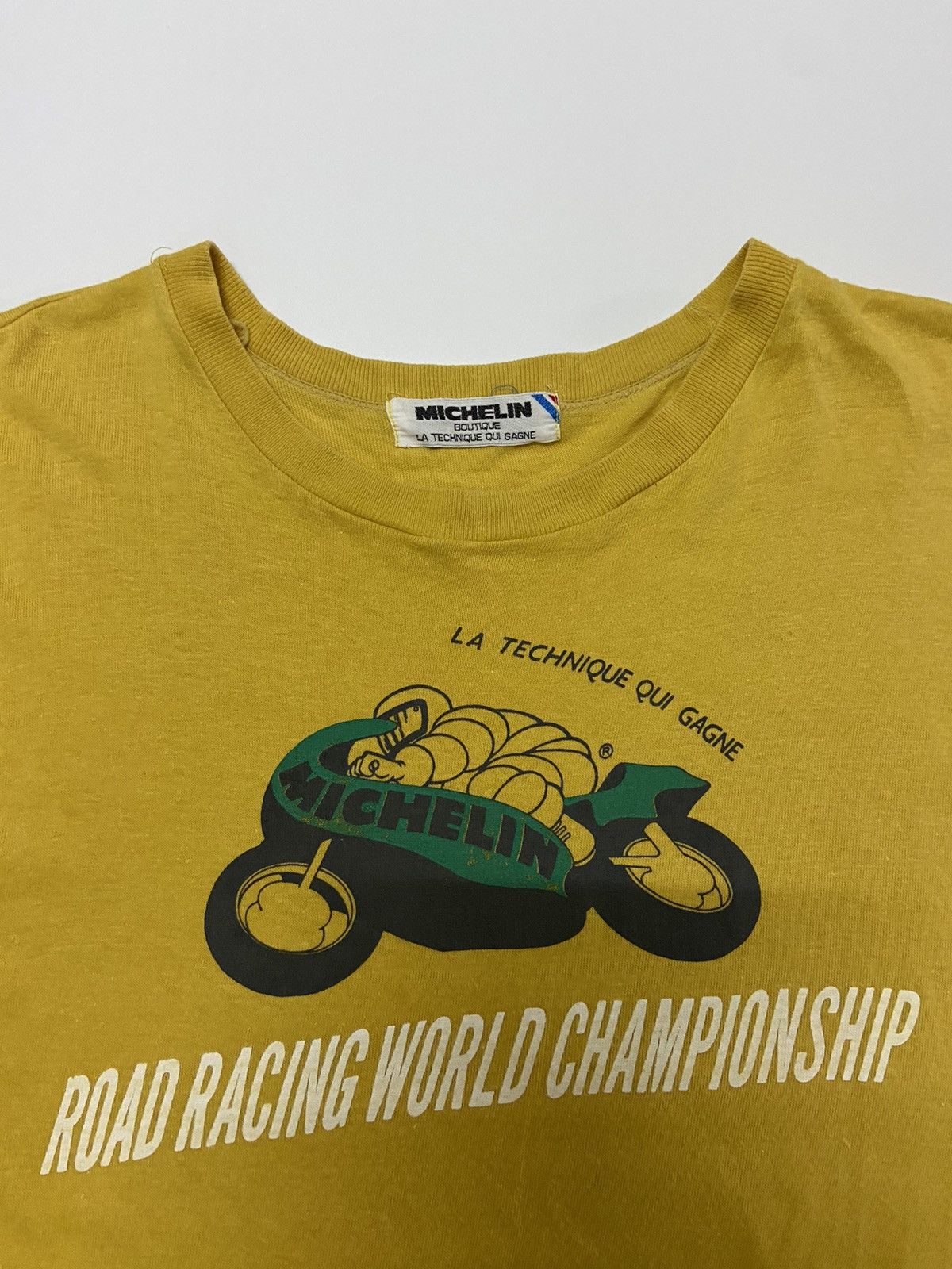 Vintage VINTAGE MICHELIN ROAD RACING WORLD CHAMPIONSHIP SLEEVELESS Size US S / EU 44-46 / 1 - 5 Thumbnail