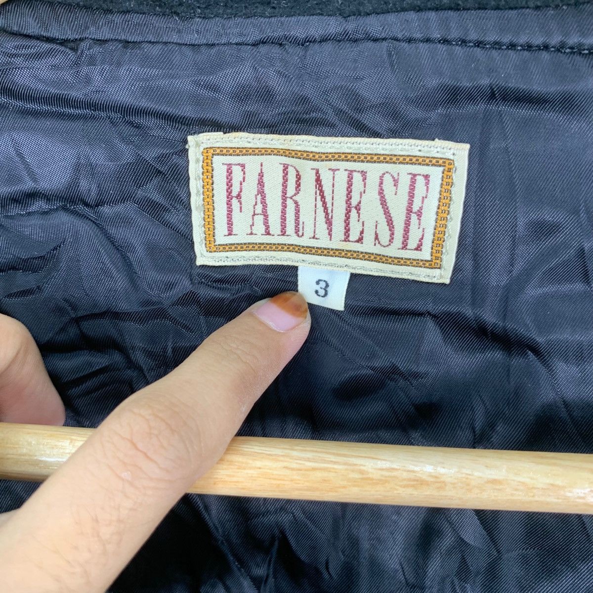 Vintage Vintage FARNESE UKI JAPAN Embossed Logo Patchwork Jacket Size XXL / US 16-18 / IT 52-54 - 8 Thumbnail