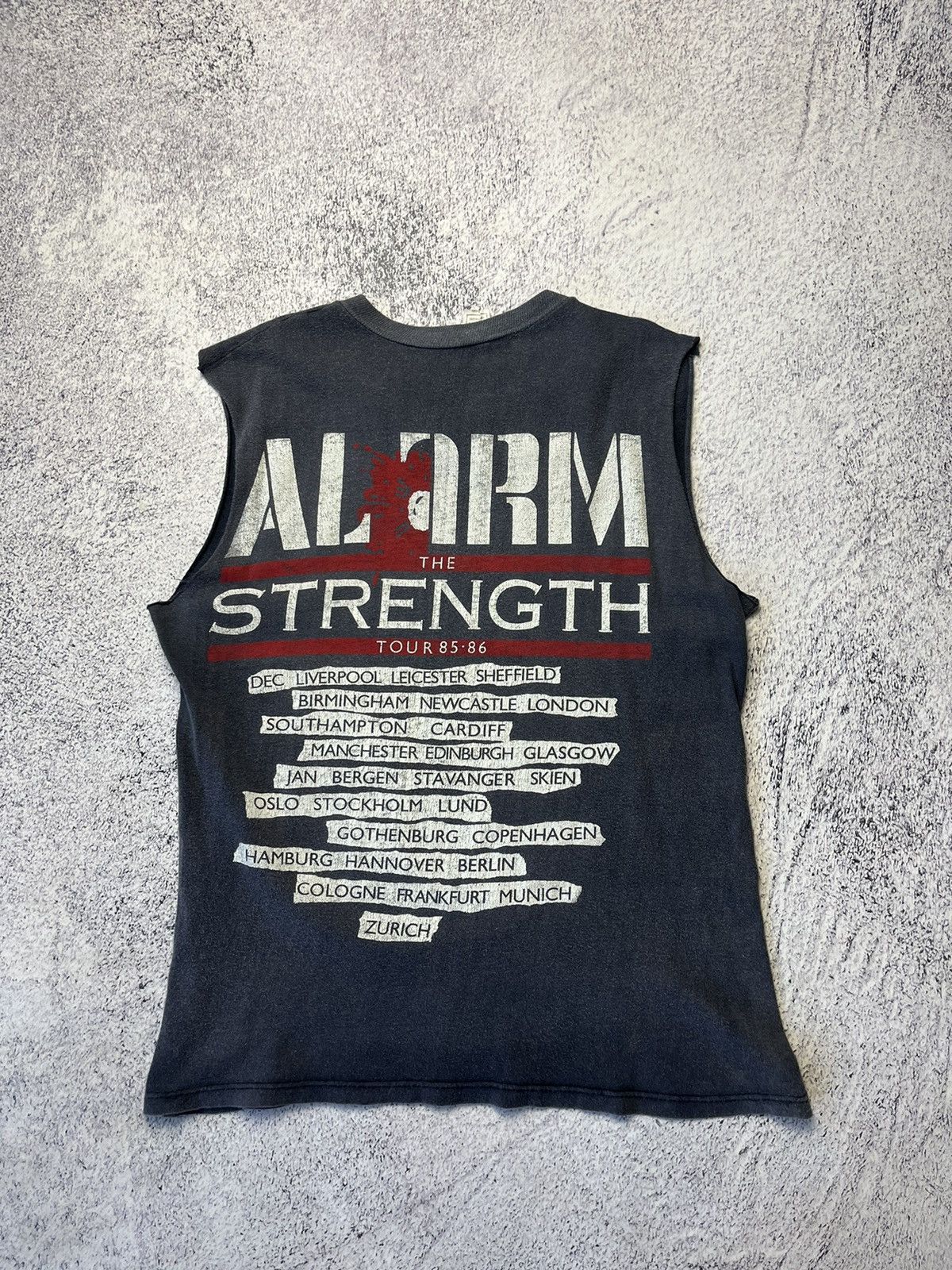 Band Tees RARE Vintage 1986 Alarm Spirit Of '86 In USA Band Tour Shirt Size US S / EU 44-46 / 1 - 14 Thumbnail