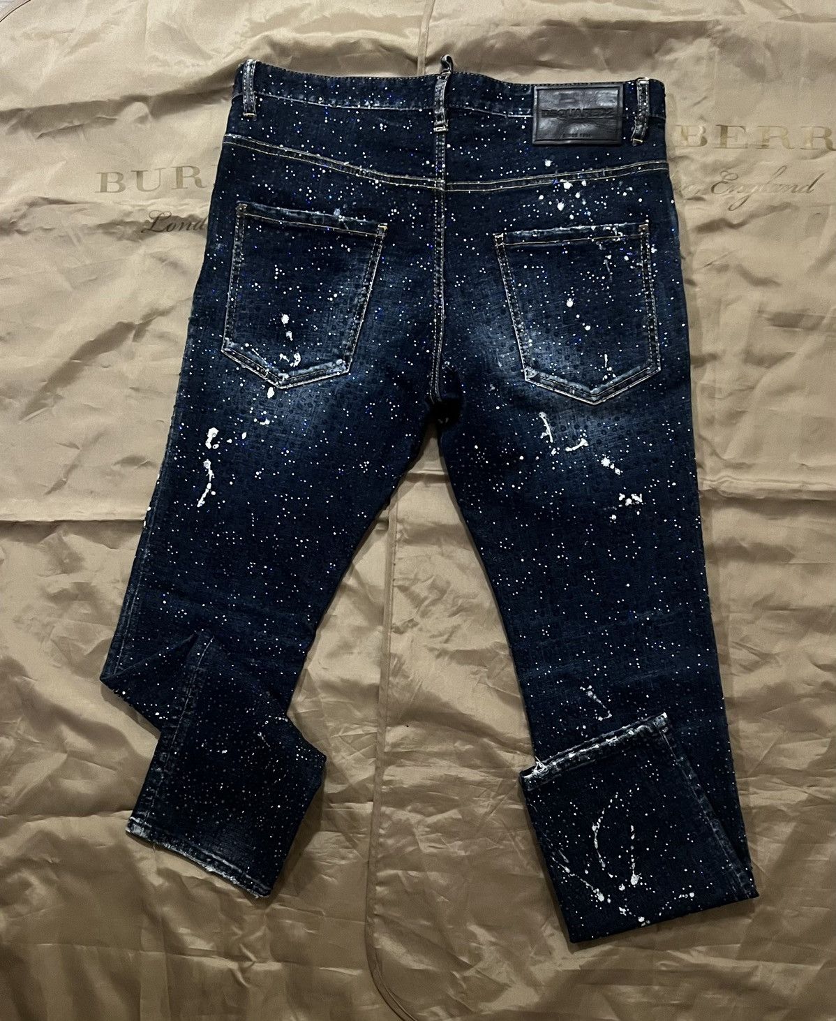 Dsquared2 Dsquared2 Men's Skater Rhinestone SkinnyJeans $3000 size 48 Size US 32 / EU 48 - 4 Thumbnail