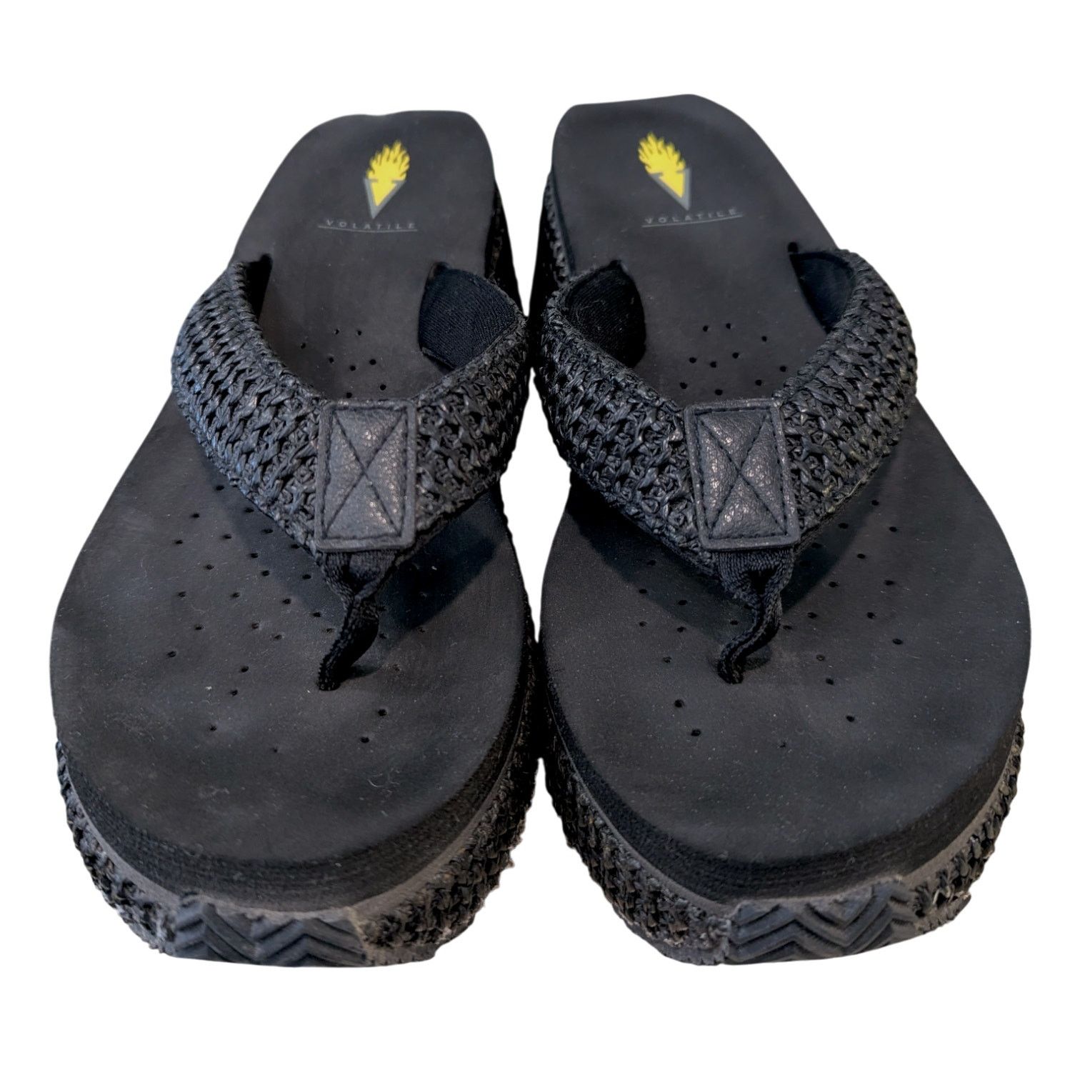 Other Volatile Bahama Rafia Platform Thong Vacation Sandals Size 8 Size US 8 / IT 38 - 2 Thumbnail