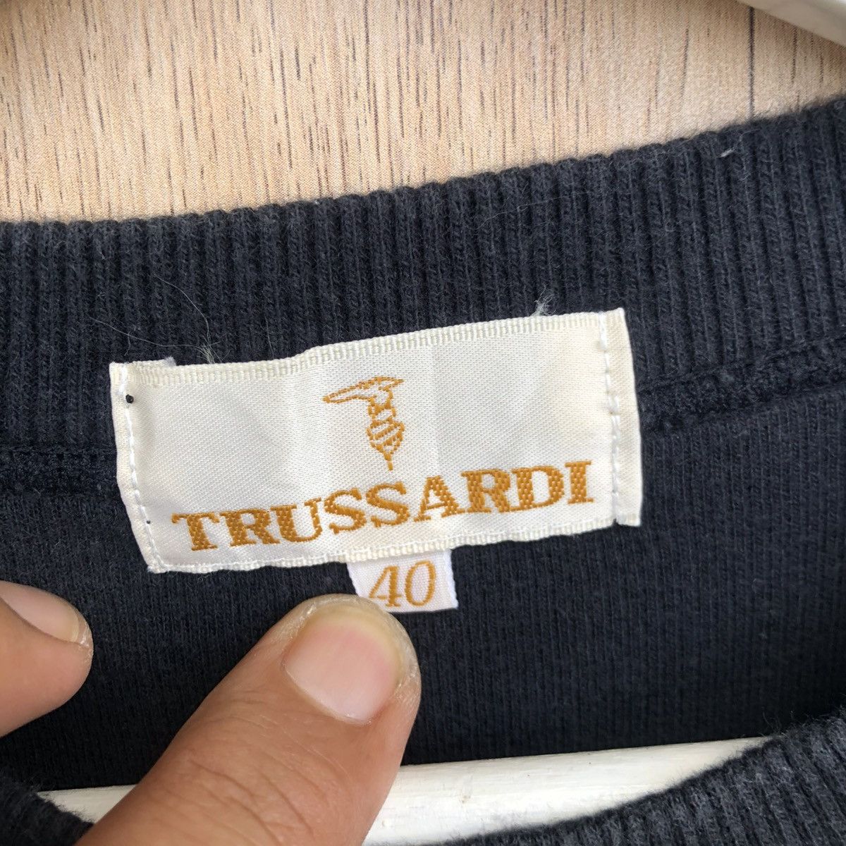 Trussardi Vintage Trussardi Italian Designer Sweatshirt Crewneck Size S / US 4 / IT 40 - 4 Thumbnail