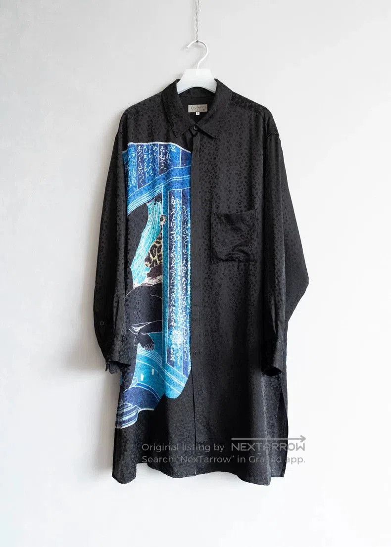 Yohji Yamamoto Yohji Yamamoto 19SS Silk Ukiyo-e Shirt. Size US L / EU 52-54 / 3 - 2 Thumbnail
