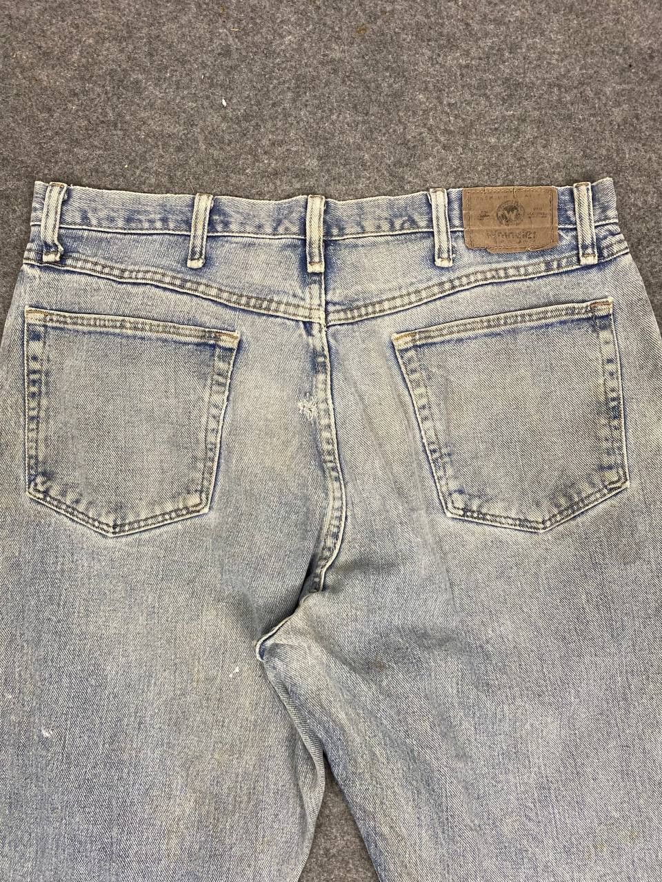 Vintage vintage wrangler relaxed fit distressed denim Size US 38 / EU 54 - 3 Thumbnail