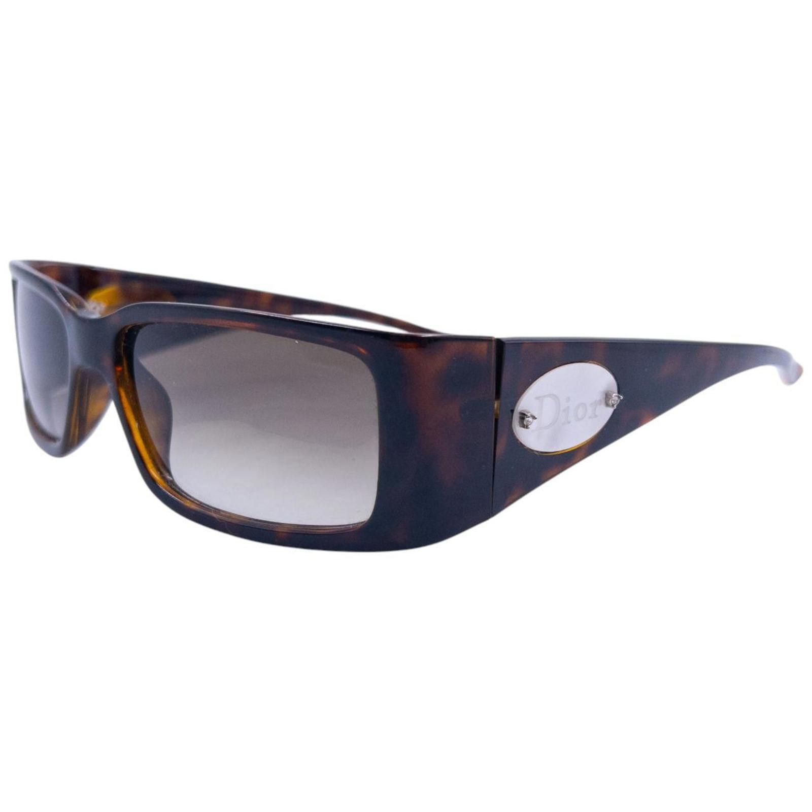 Dior Vintage Dior Tortoise Shell Diamonte Sunglasses Size ONE SIZE - 1 Thumbnail