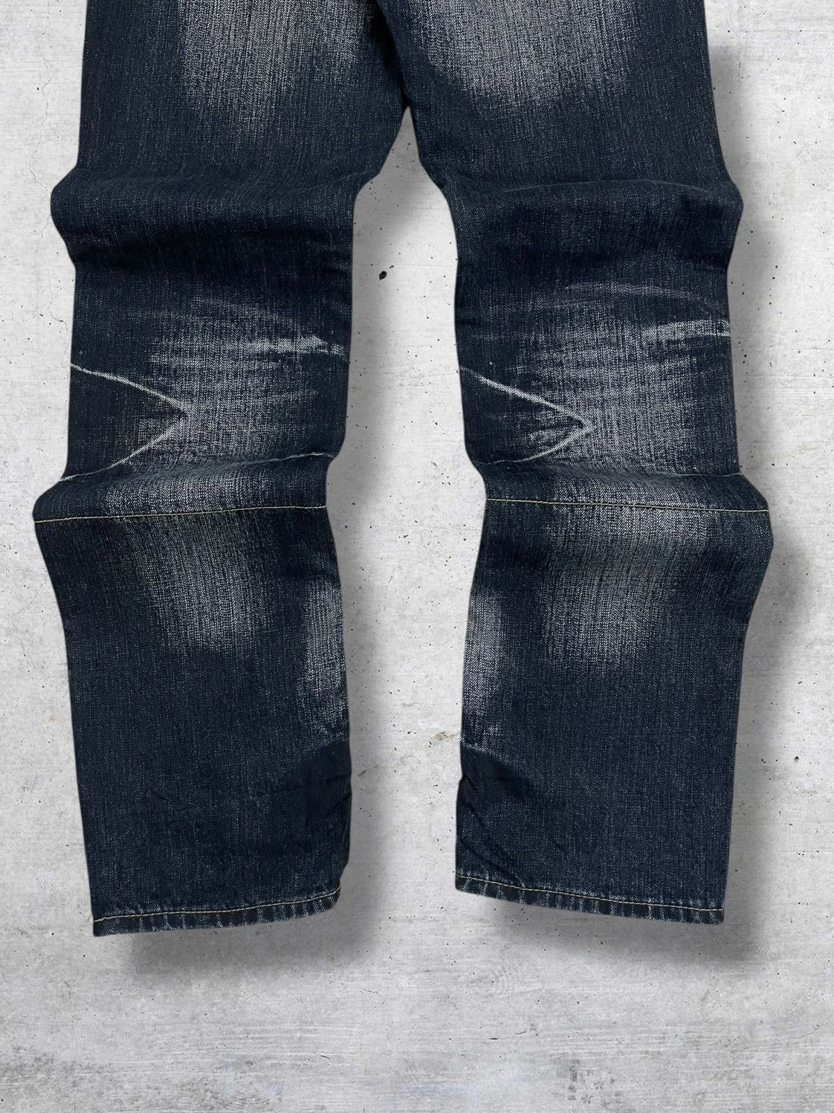 PPFM VINTAGE PPFM 90S OG JAPAN DESIGNER WHISKERING WORN OUT DENIM Size US 30 / EU 46 - 11 Thumbnail