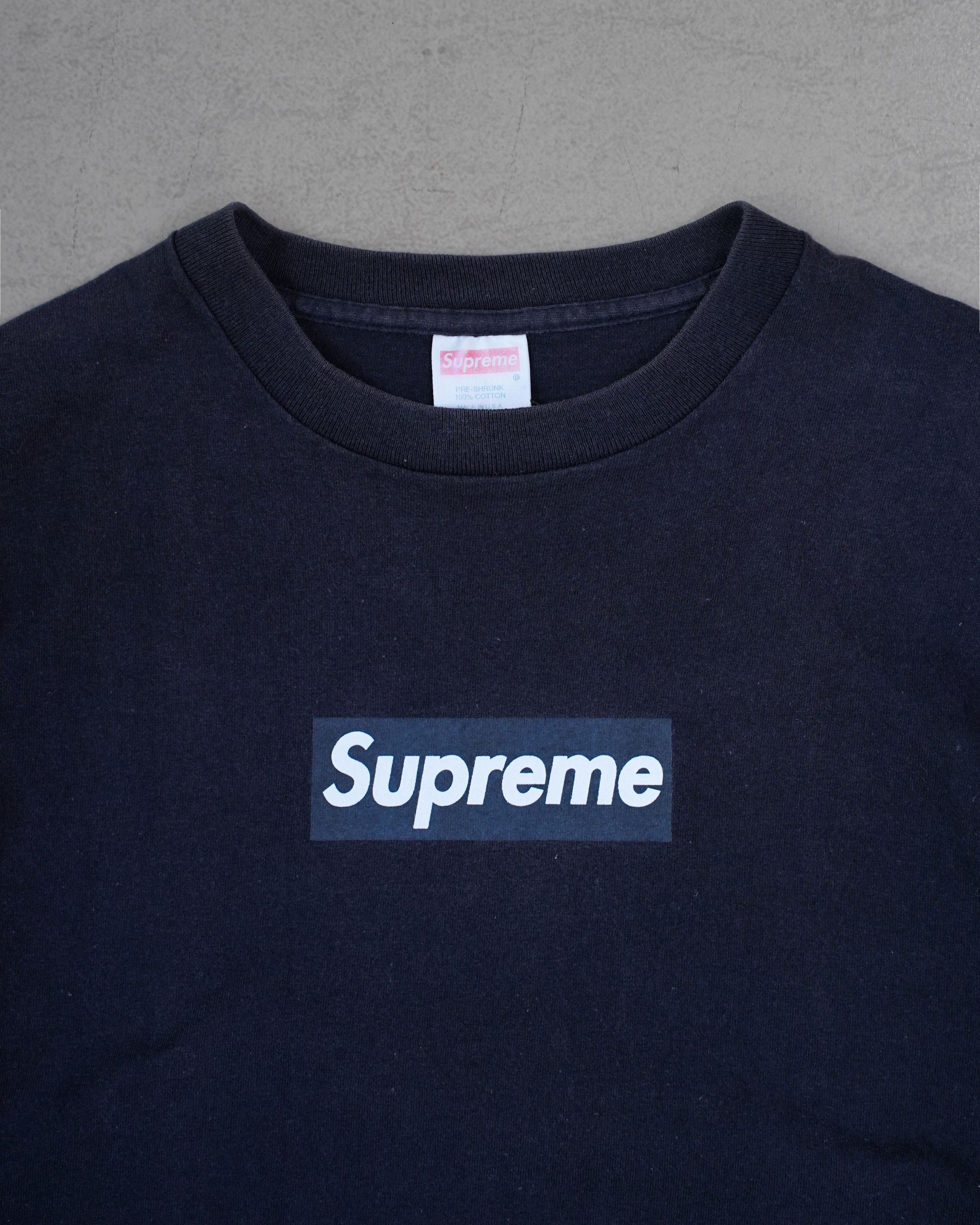 Supreme 1999 SUPREME NAVY BOX LOGO Size US M / EU 48-50 / 2 - 1 Thumbnail