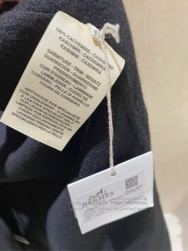 Hermes Hermes Black long cashmere coat Size XXS / US 00 / IT 34 - 5 Thumbnail