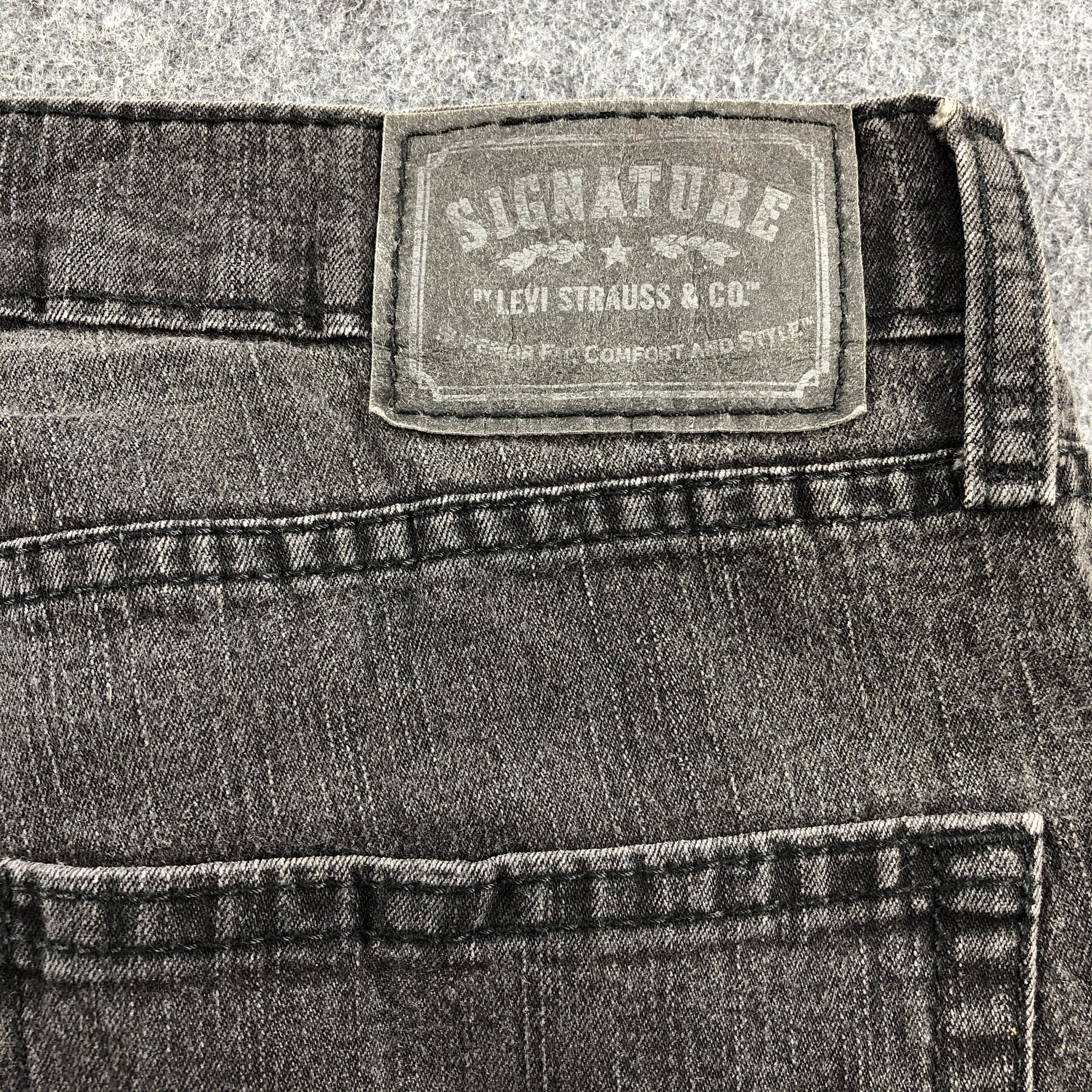Levi's Faded Black Vintage Levis Jeans Skinny Denim-J1075 Size US 34 / EU 50 - 5 Thumbnail